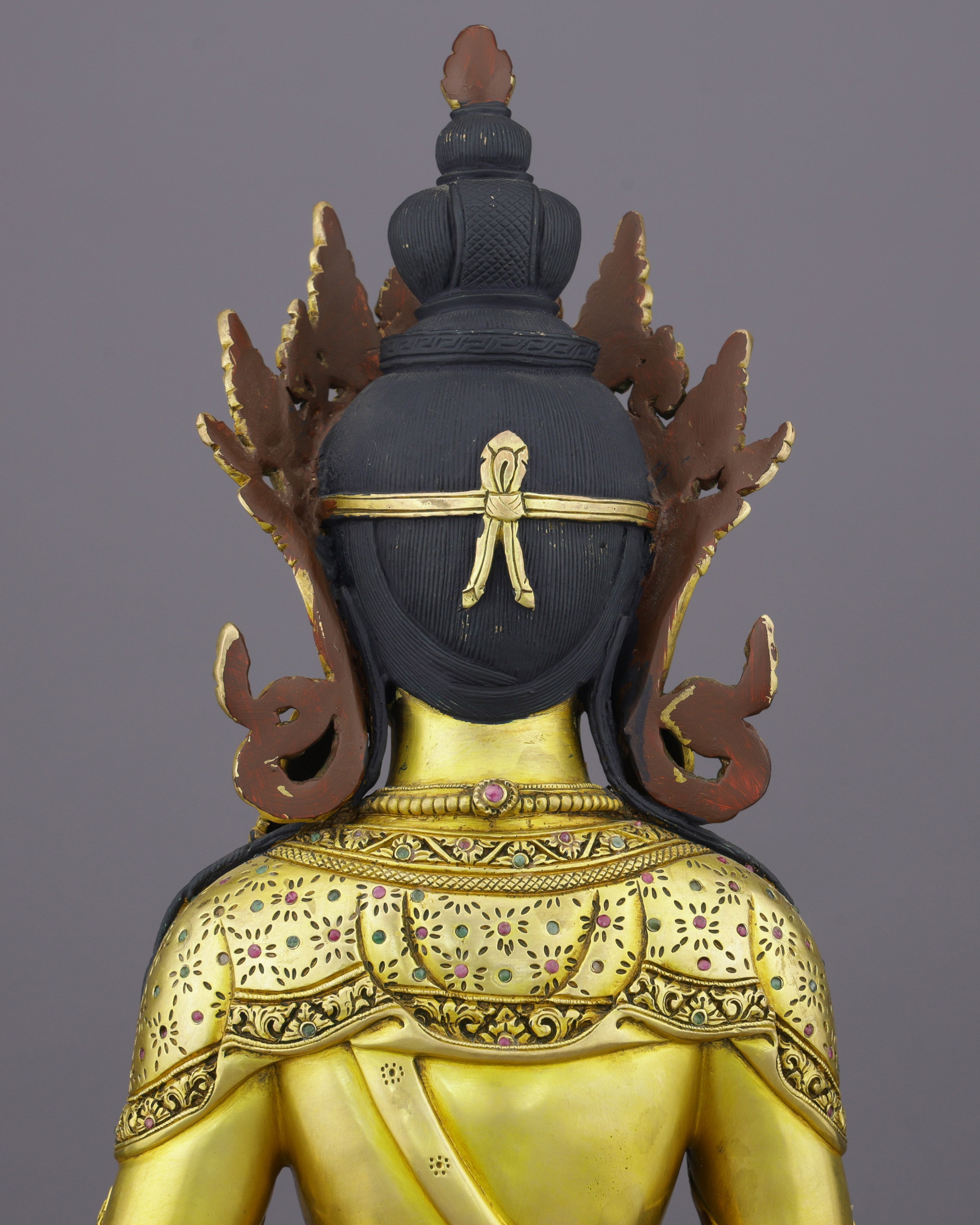 Timeless Gold | The Amitayus Statue That Carries the Gift of Infinite Life