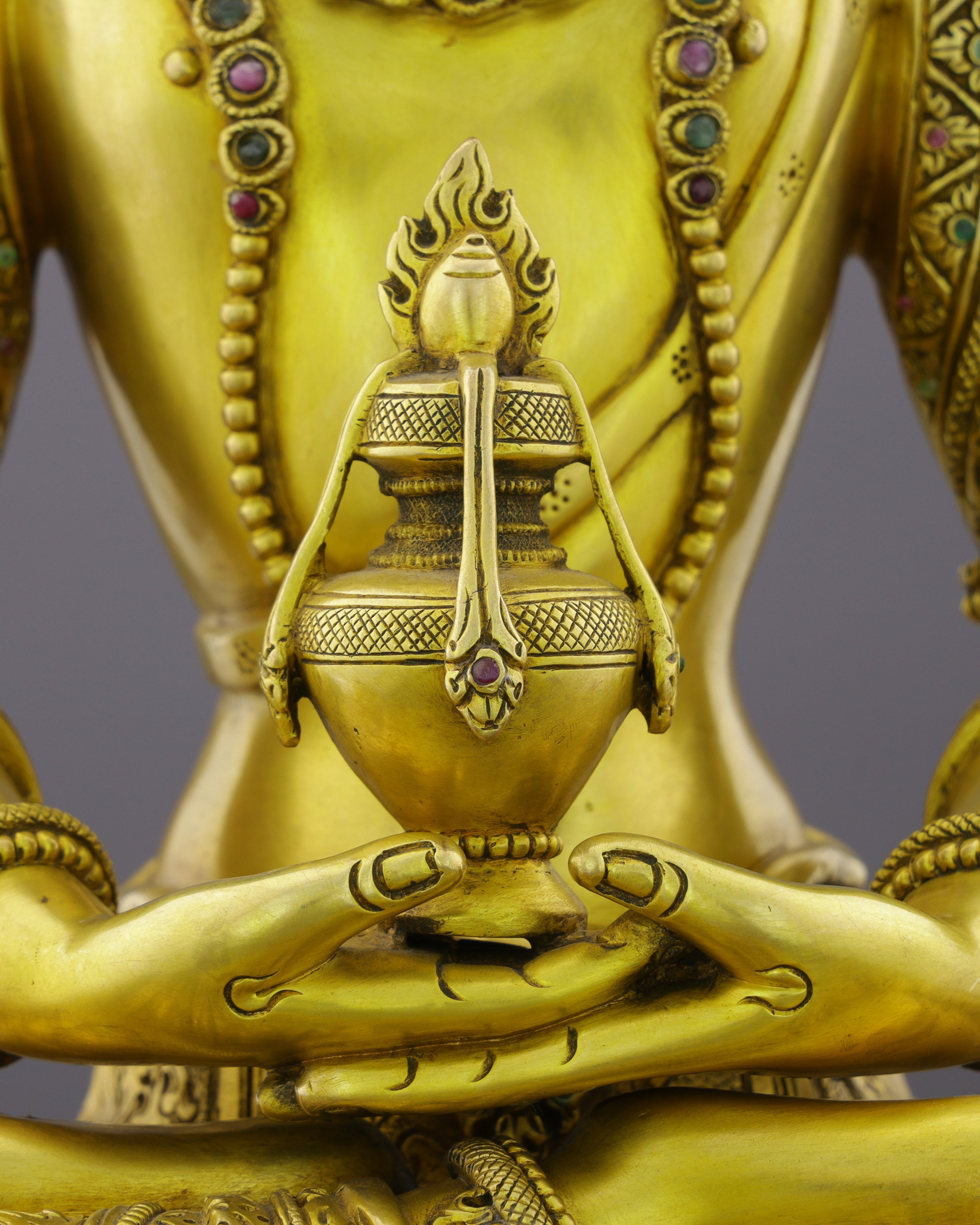 Timeless Gold | The Amitayus Statue That Carries the Gift of Infinite Life