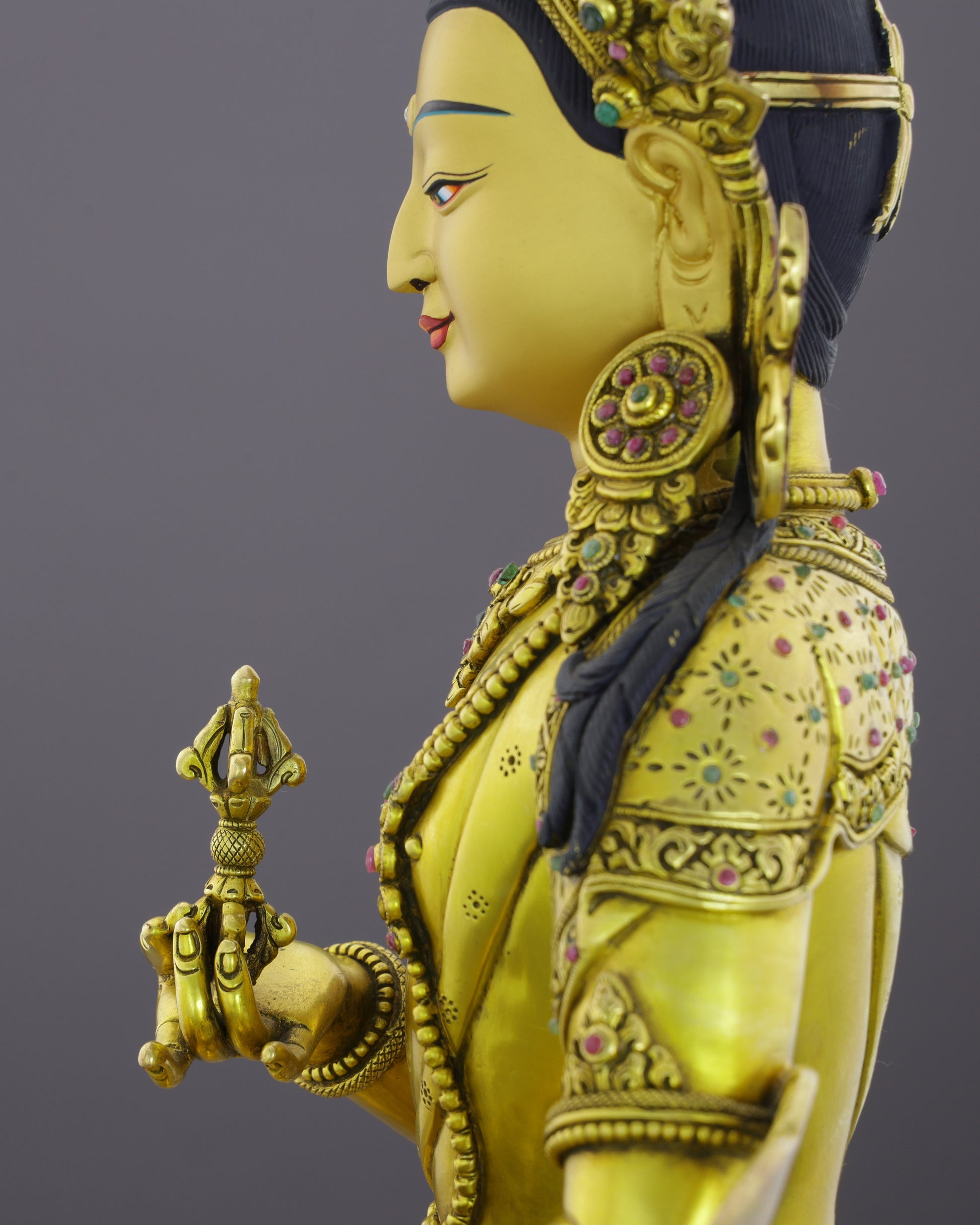 Pure as a Diamond | The Vajrasattva Statue That Purifies All and Illuminates Every Space - Authentic Handcrafted Statue
