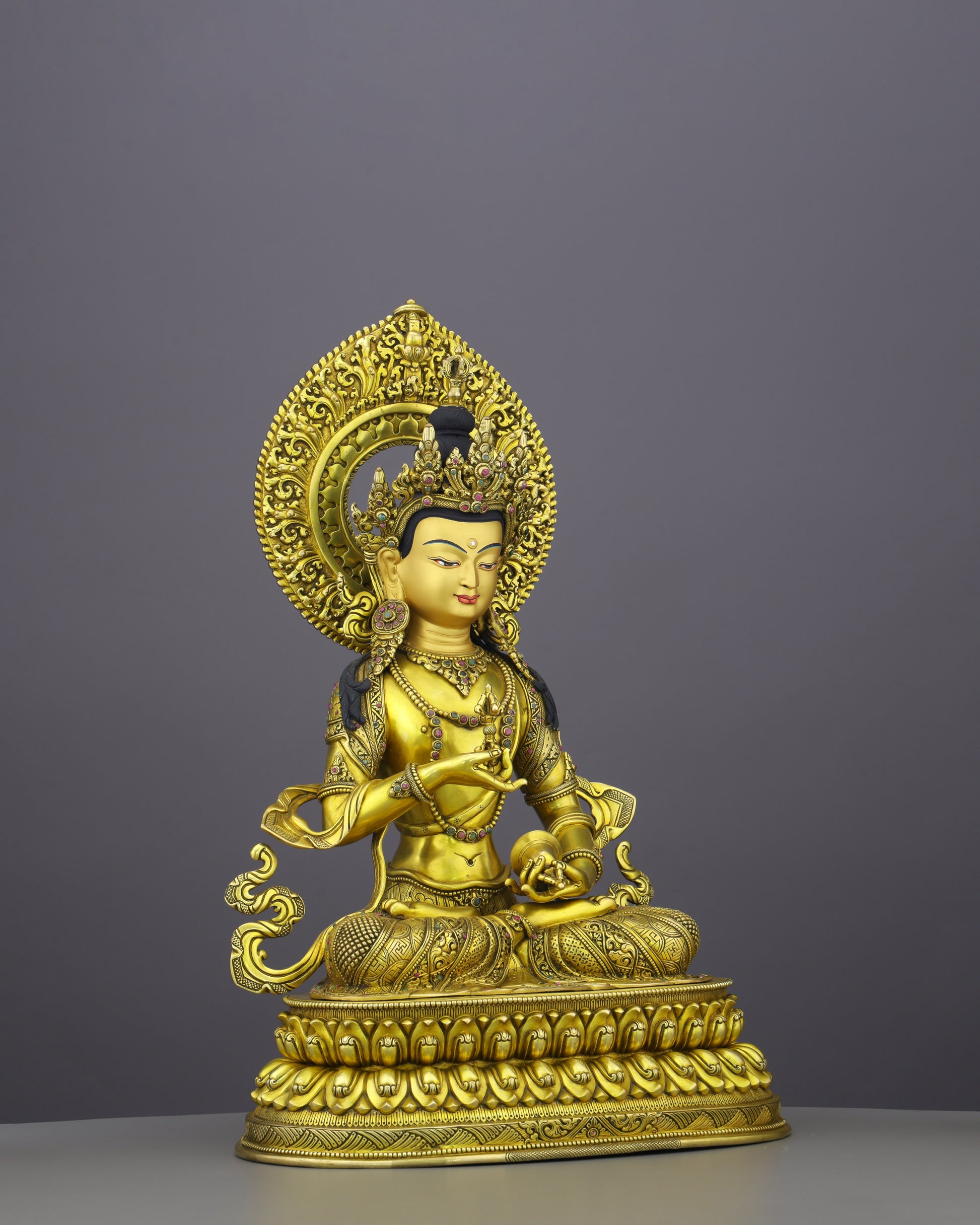 Pure as a Diamond | The Vajrasattva Statue That Purifies All and Illuminates Every Space - Authentic Handcrafted Statue