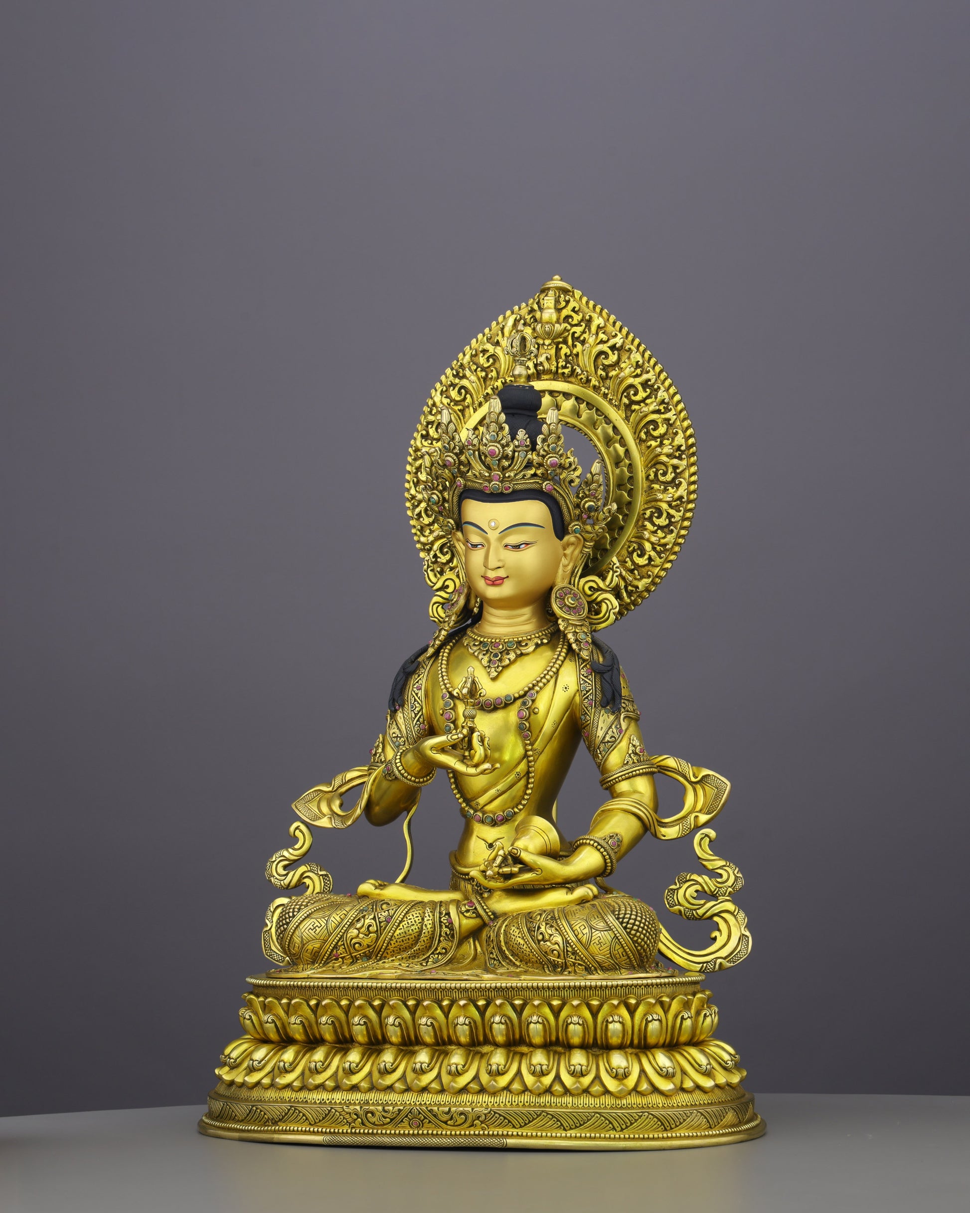 Pure as a Diamond | The Vajrasattva Statue That Purifies All and Illuminates Every Space - Authentic Handcrafted Statue