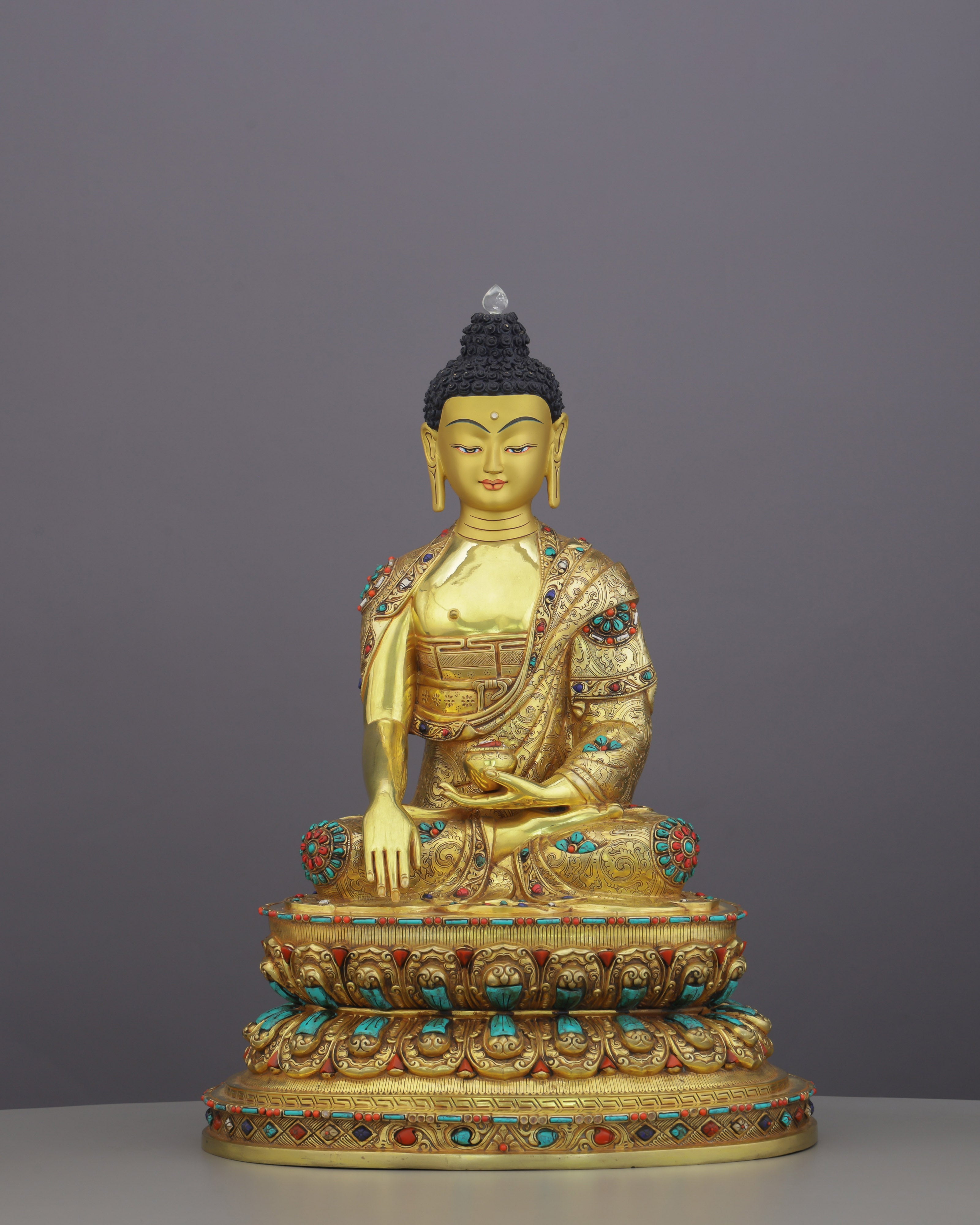 Jeweled and Awakened | Sakyamuni Buddha Statue