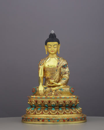 Jeweled and Awakened | Sakyamuni Buddha Statue