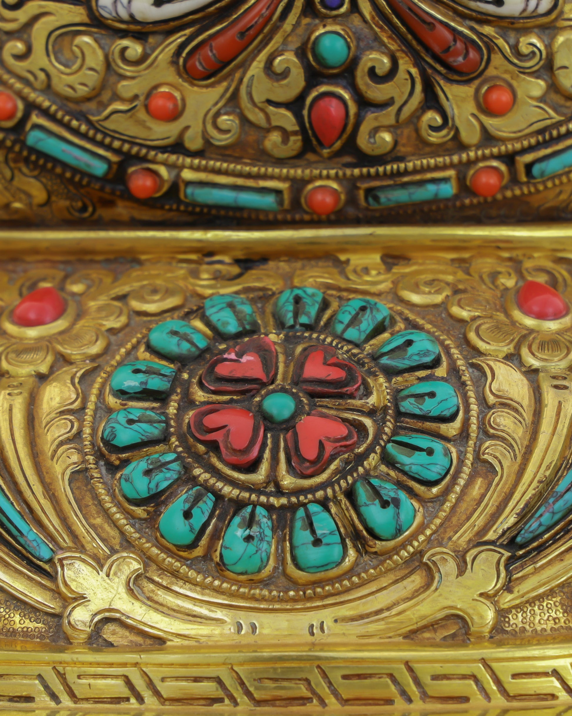 Jeweled and Awakened | Sakyamuni Buddha Statue - Authentic Handcrafted Statue