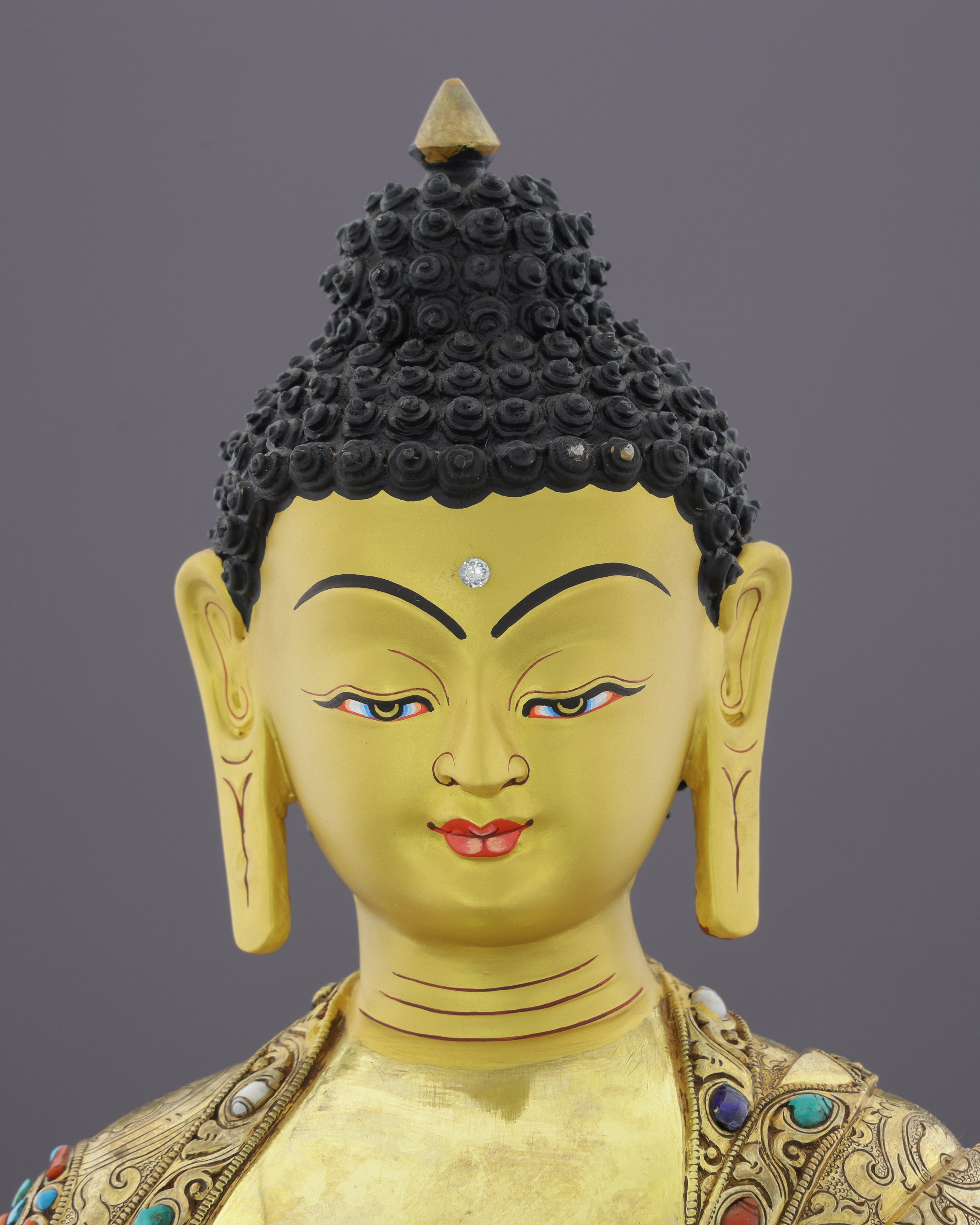 Crowned in Gold, Rooted in Truth | Sakyamuni Buddha Statue&nbsp;