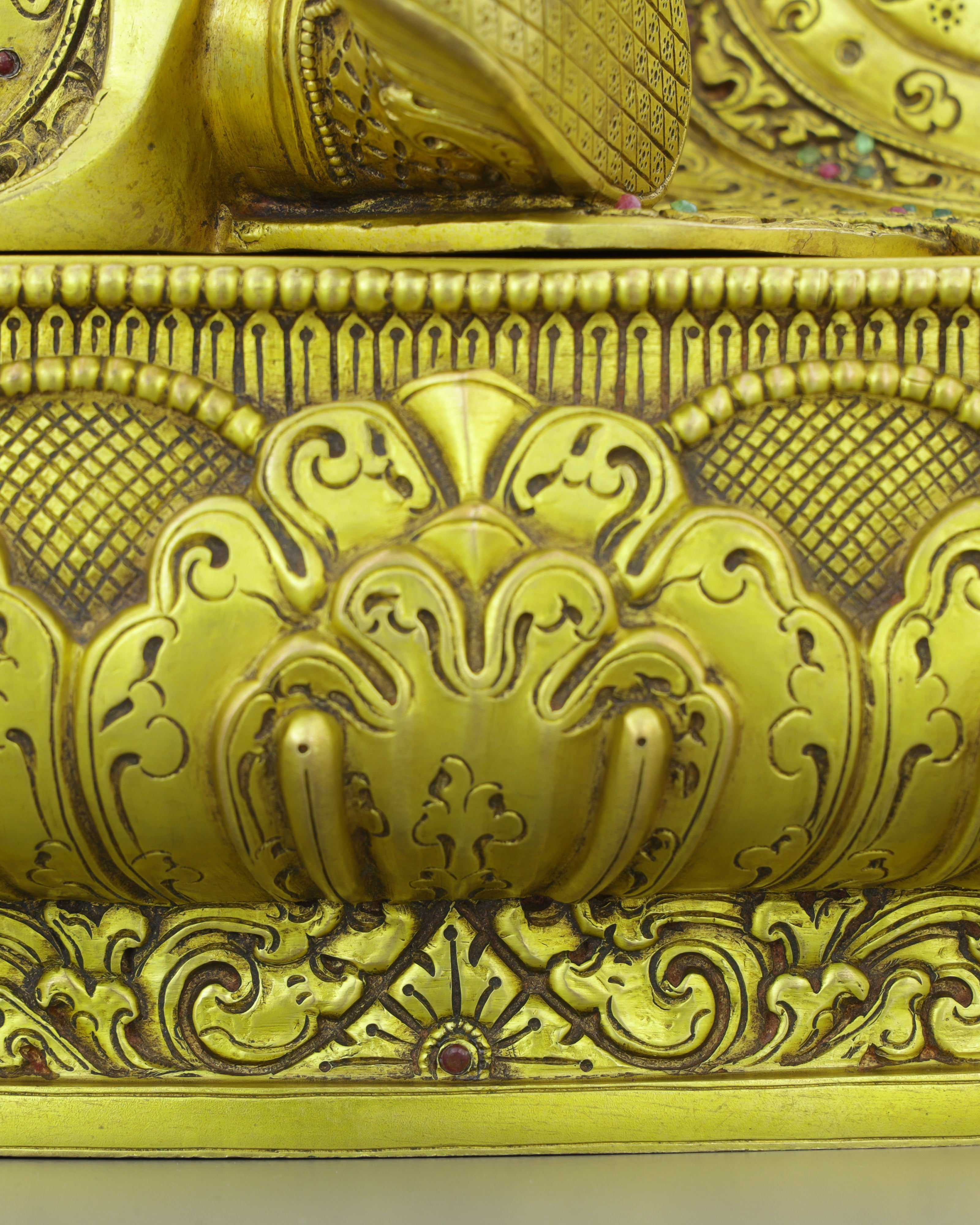 The Lotus-Born Master | Guru Rinpoche Statue in 24K Gold