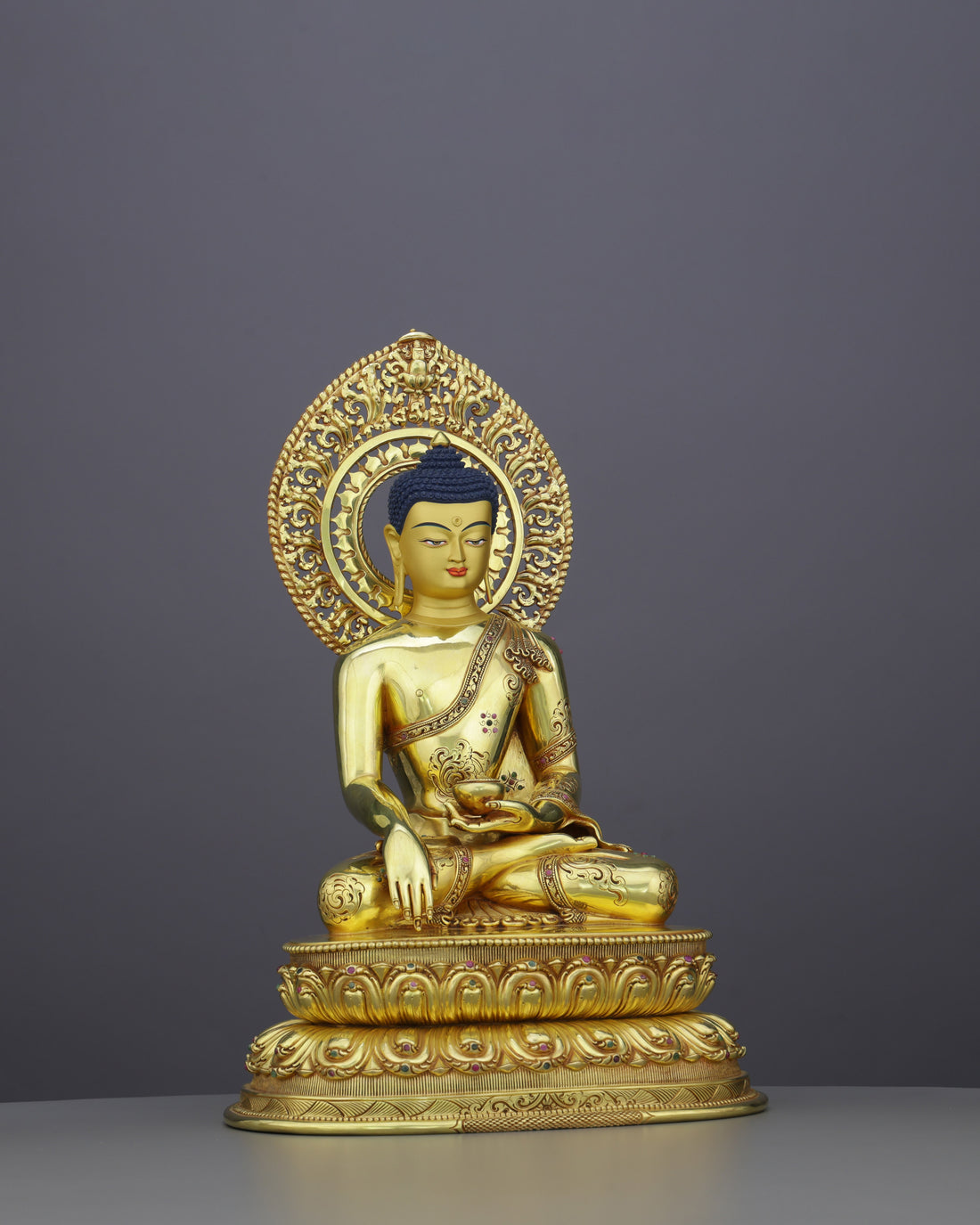 From the Heart of the Himalayas | Sakyamuni Buddha Statue&nbsp; - Handcrafted Buddhist Statue - Authentic Sacred Art