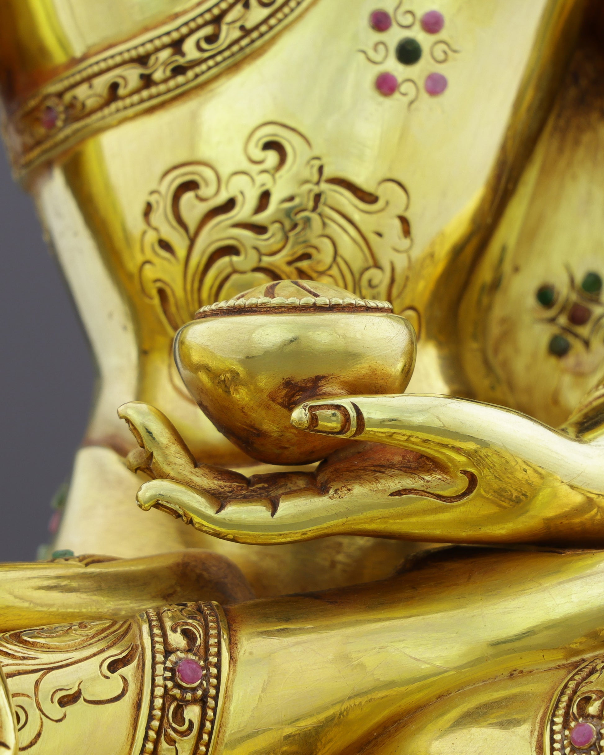 From the Heart of the Himalayas | Sakyamuni Buddha Statue&nbsp; - Authentic Handcrafted Statue