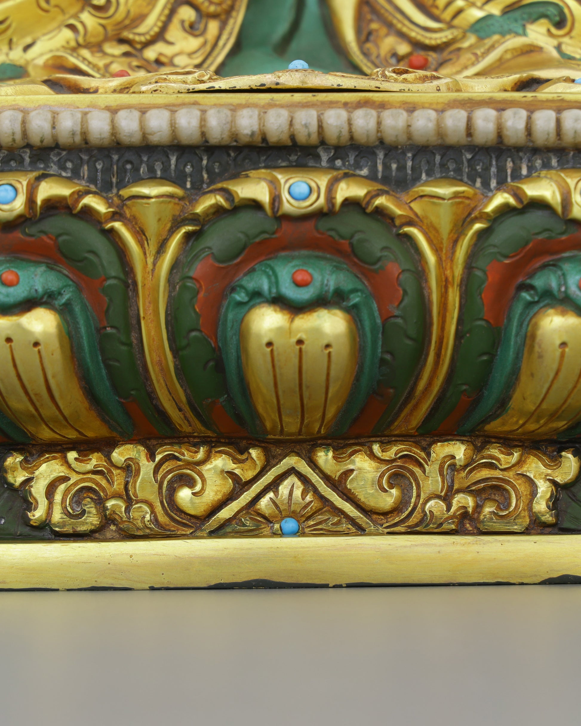 Exquisite 24K Gold Gilded Amitayus Statue | A Nepalese Treasure of Eternal Life - Authentic Handcrafted Statue