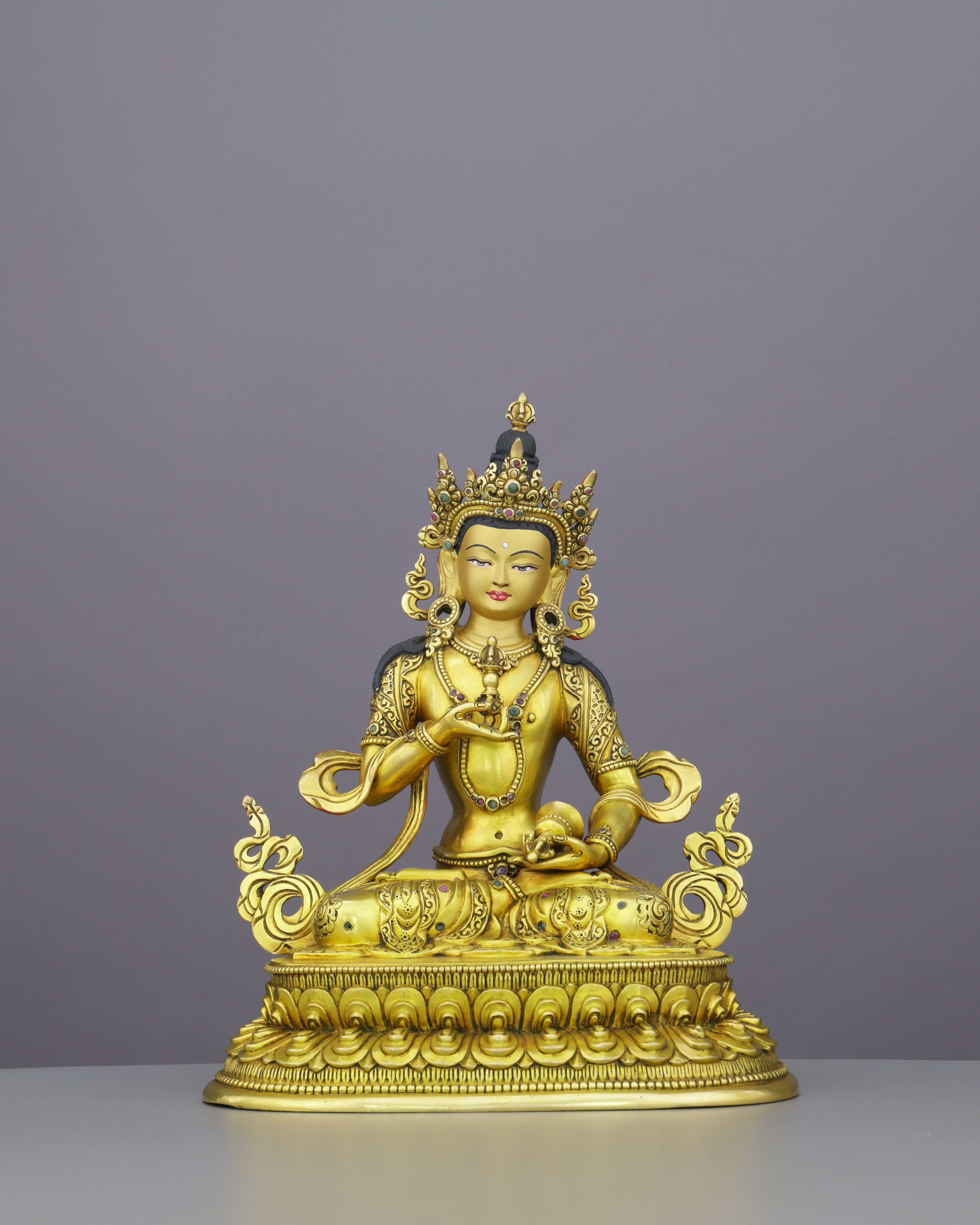 Pure Gold, Purer Mind | Vajrasattva Statue