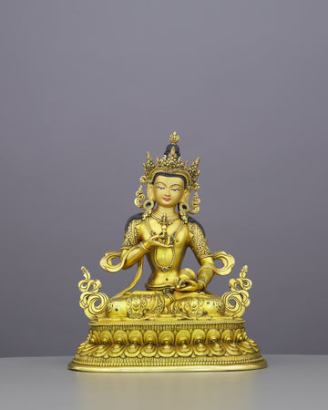 Pure Gold, Purer Mind | Vajrasattva Statue