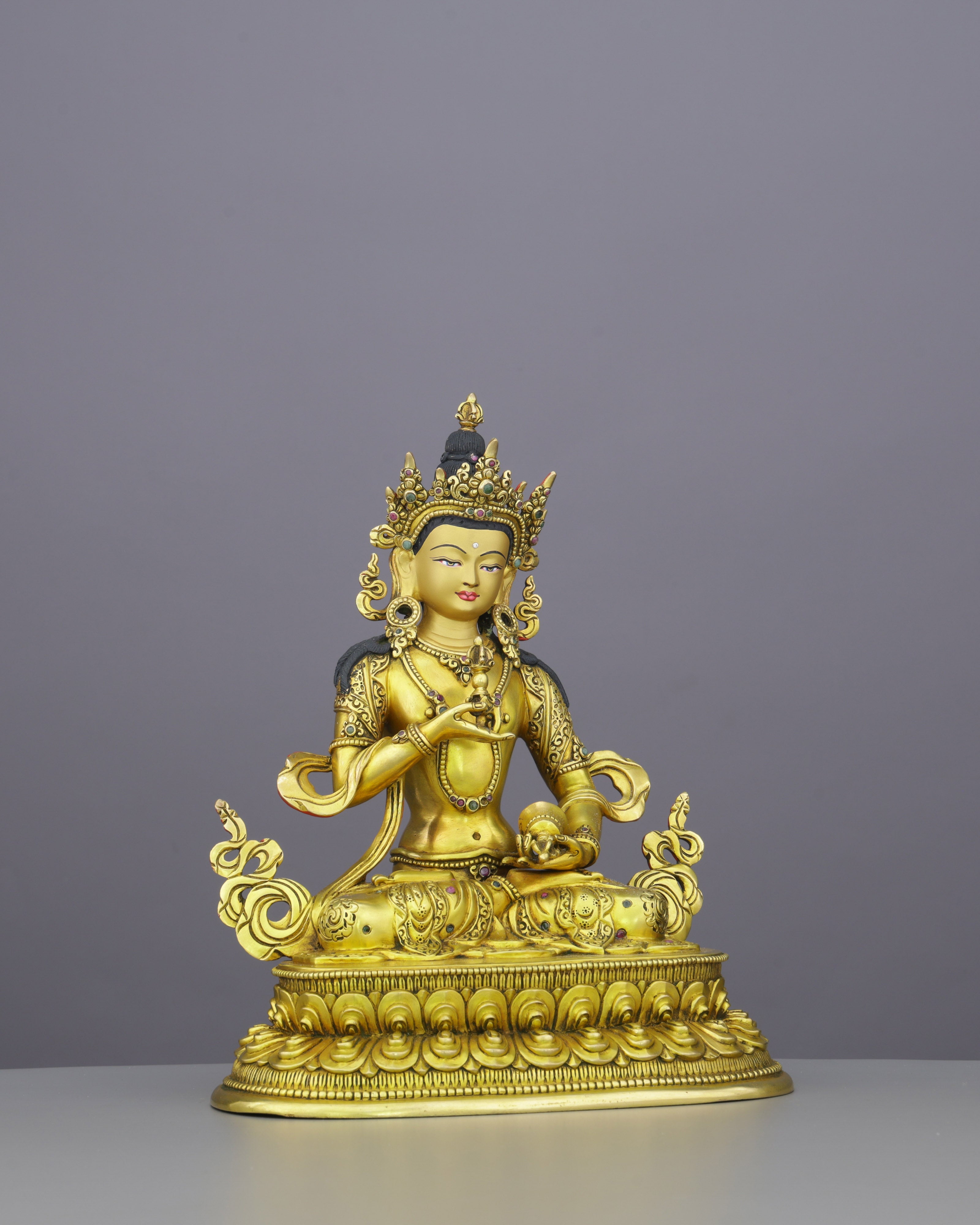 Pure Gold, Purer Mind | Vajrasattva Statue