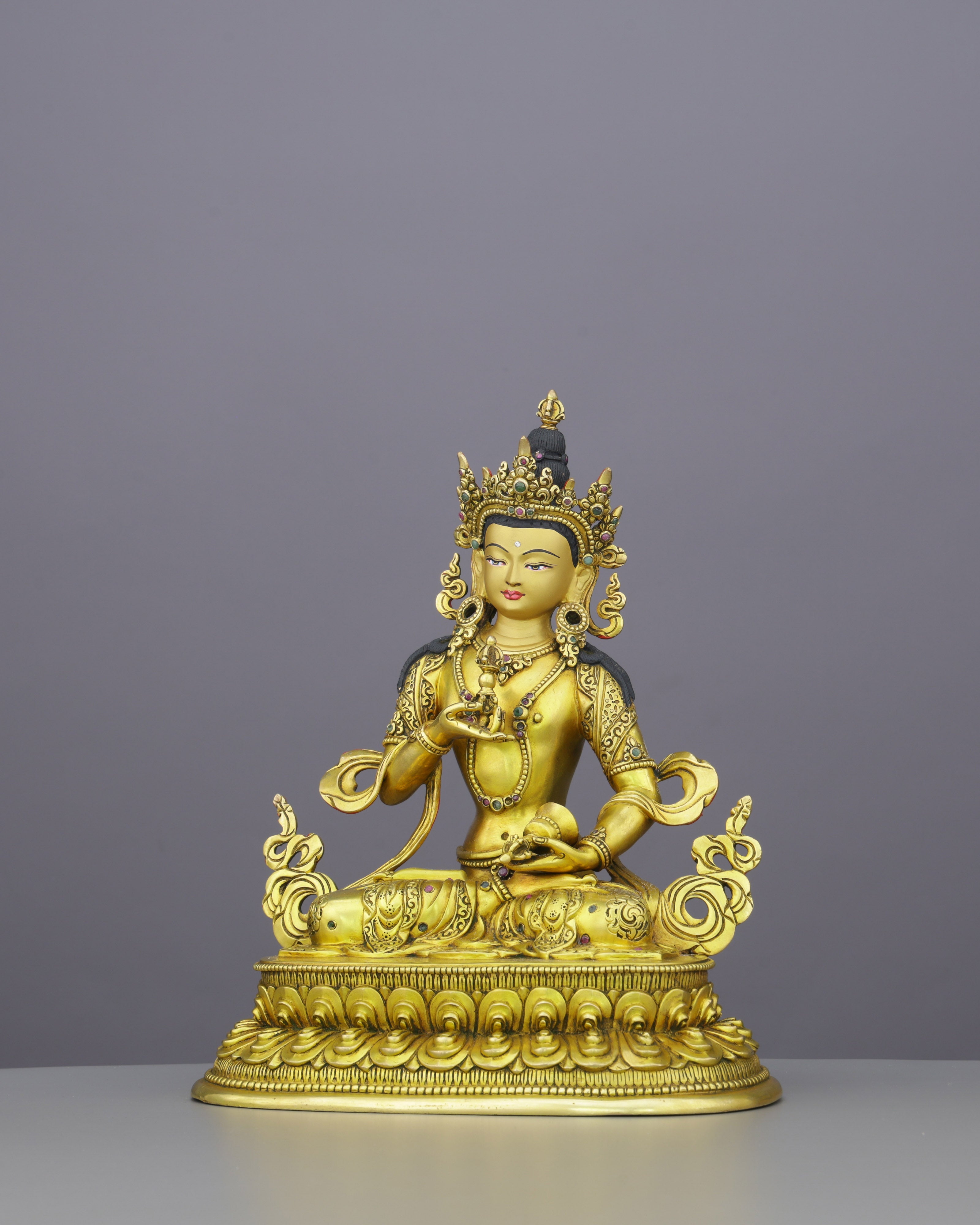 Pure Gold, Purer Mind | Vajrasattva Statue
