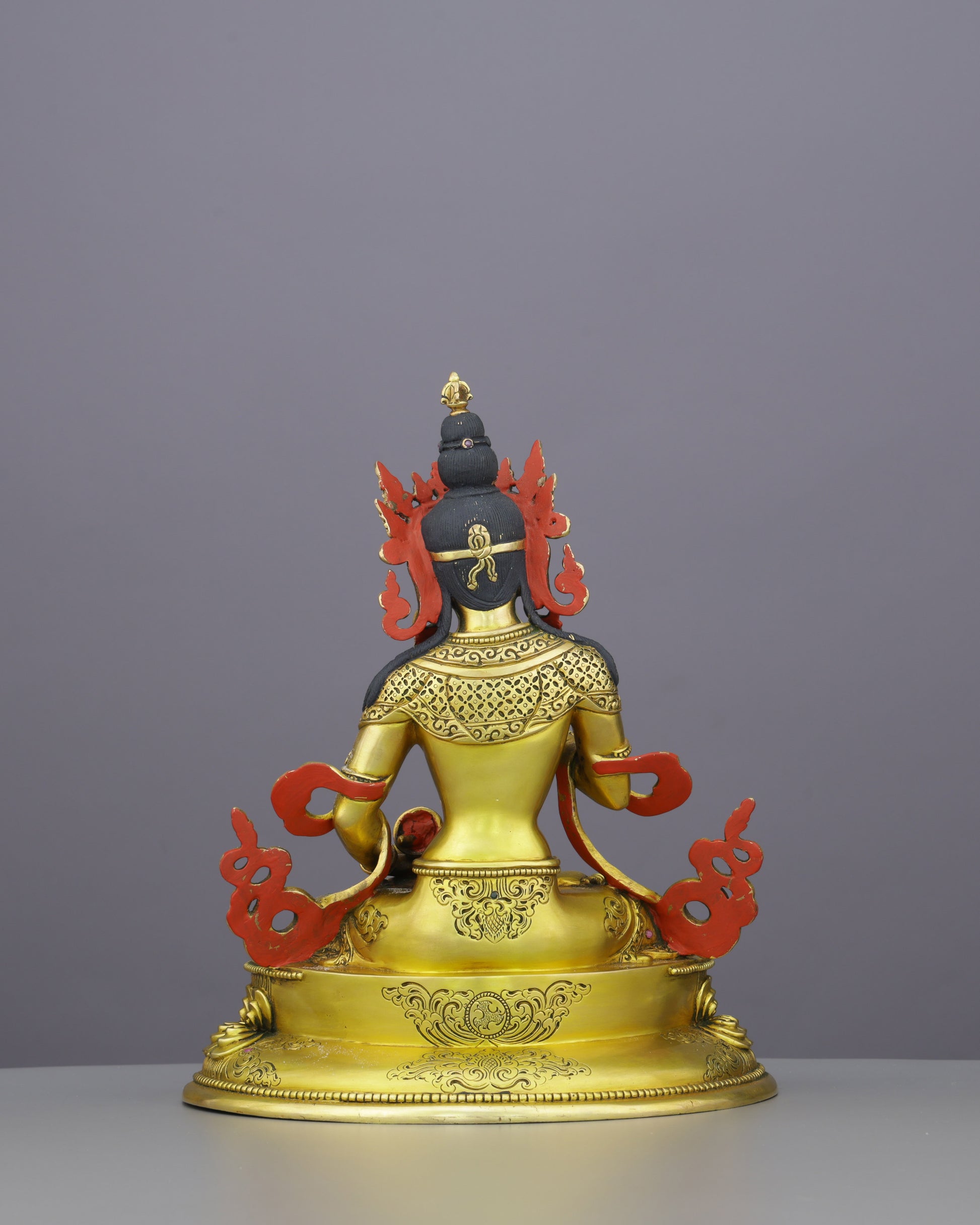 Pure Gold, Purer Mind | Vajrasattva Statue - Authentic Handcrafted Statue