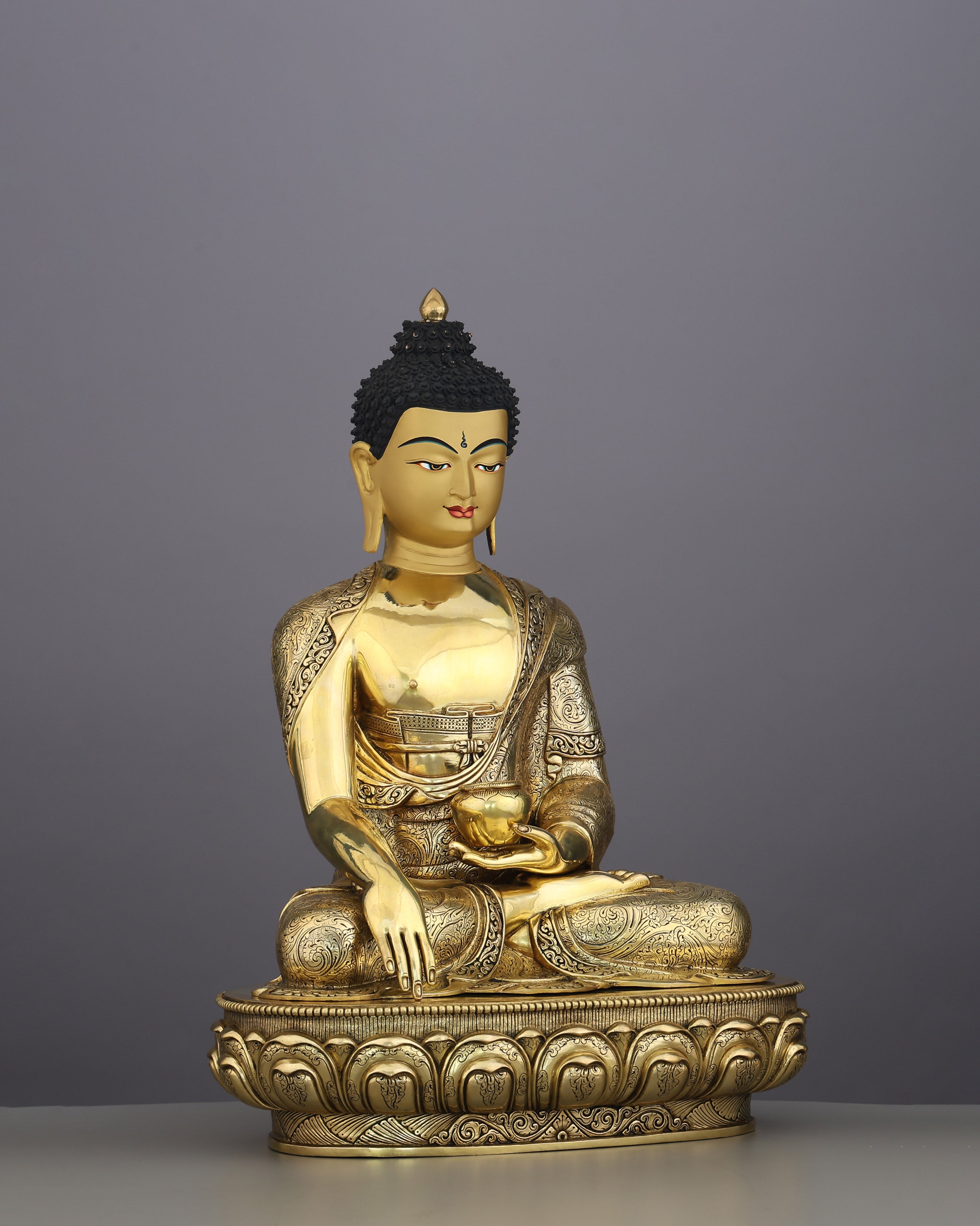 24K Gold Gilded Sakyamuni Buddha Statue | A Monument of Enlightenment