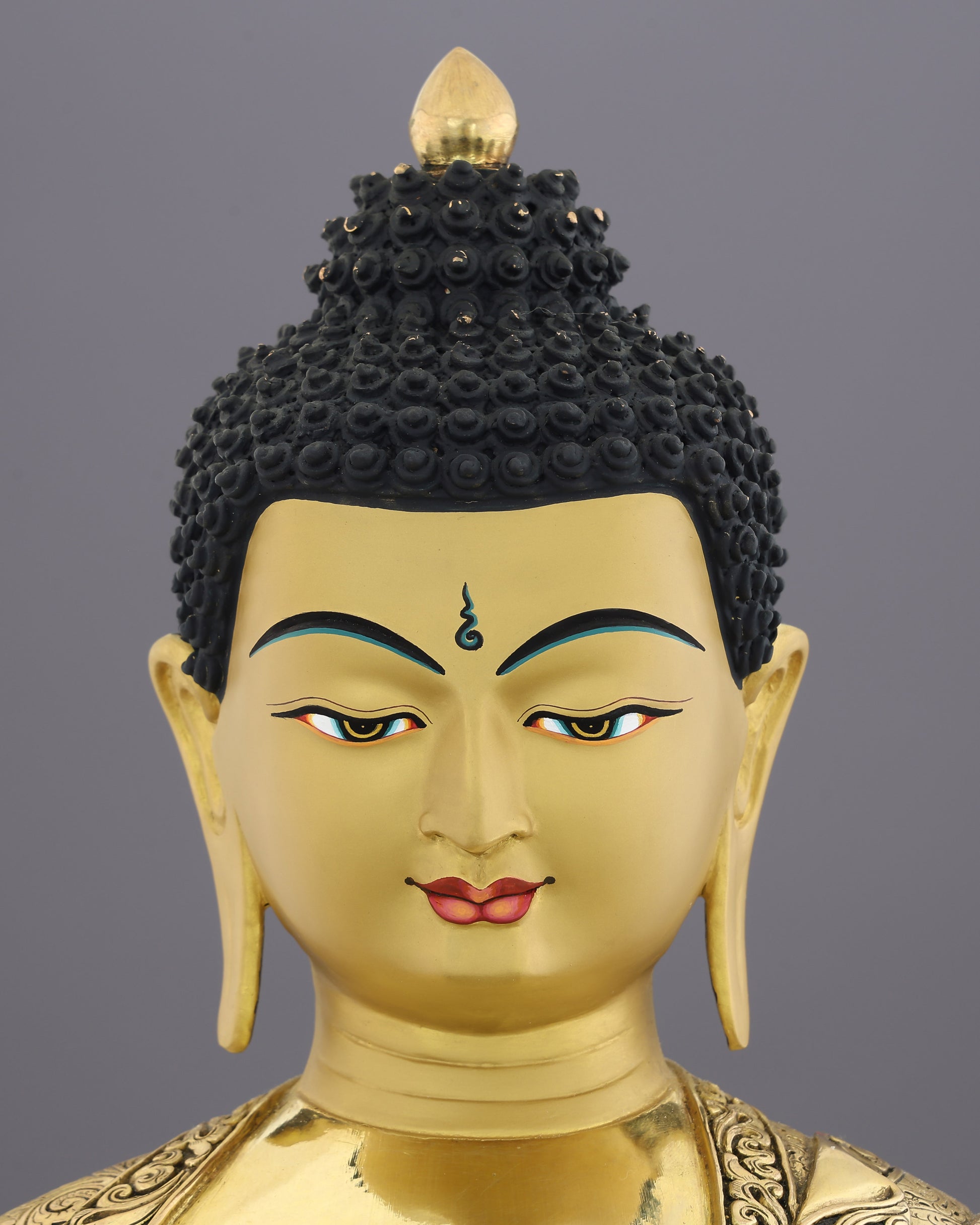 24K Gold Gilded Sakyamuni Buddha Statue | A Monument of Enlightenment - Authentic Handcrafted Statue