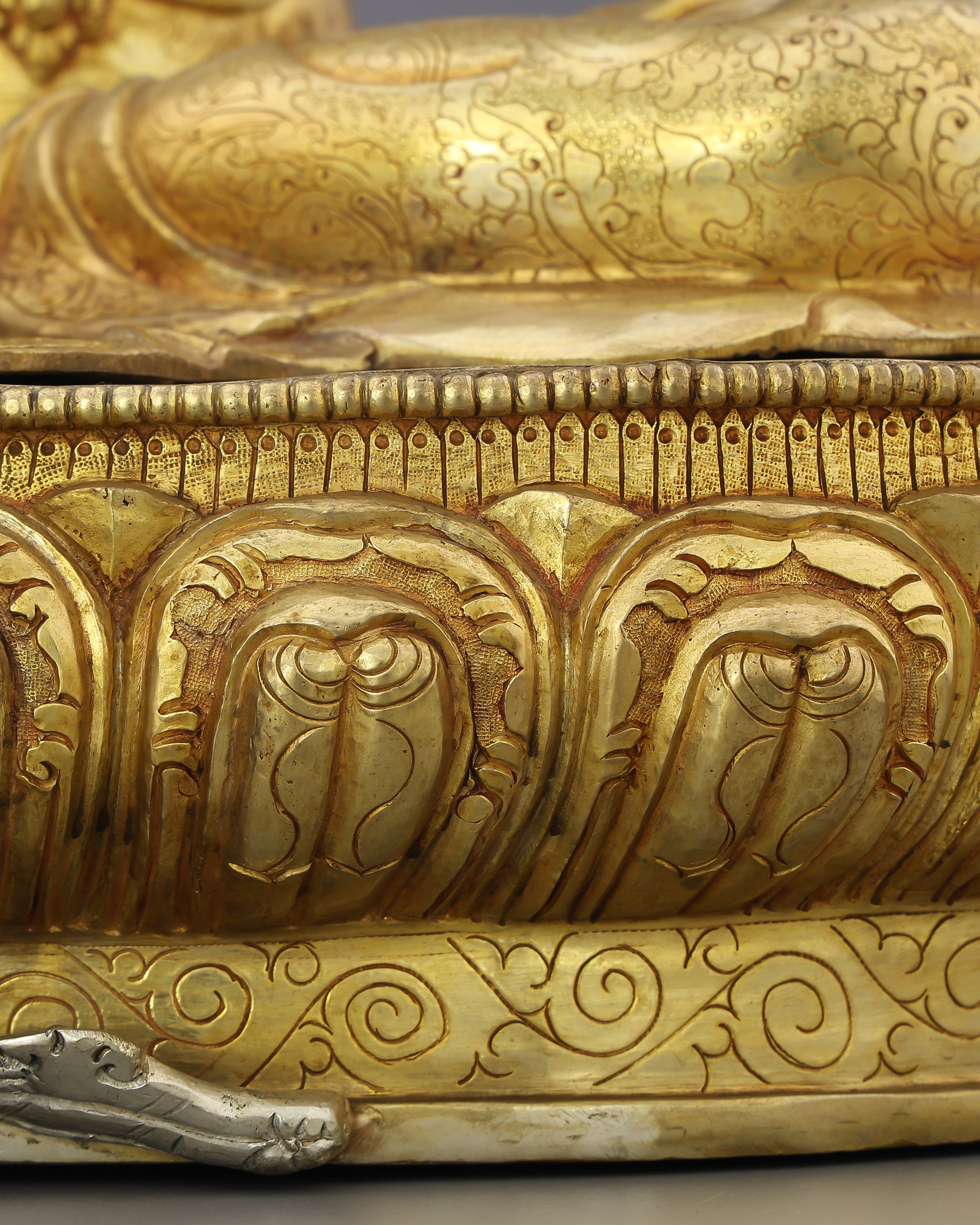 She Who Saves in an Instant | The Radiant Green Tara Statue in Silver & Gold