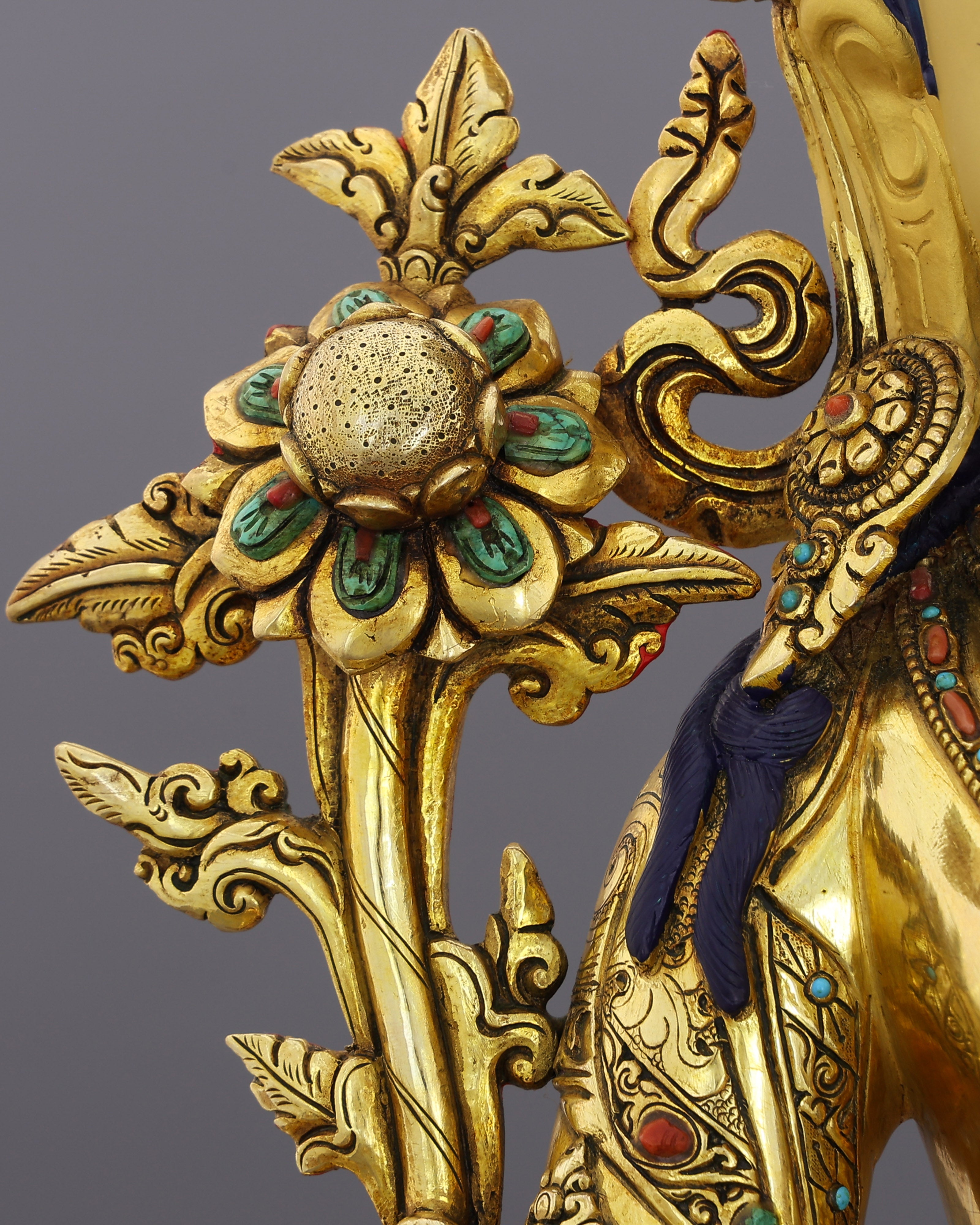She Who Saves | Radiant Green Tara in 24K Gold