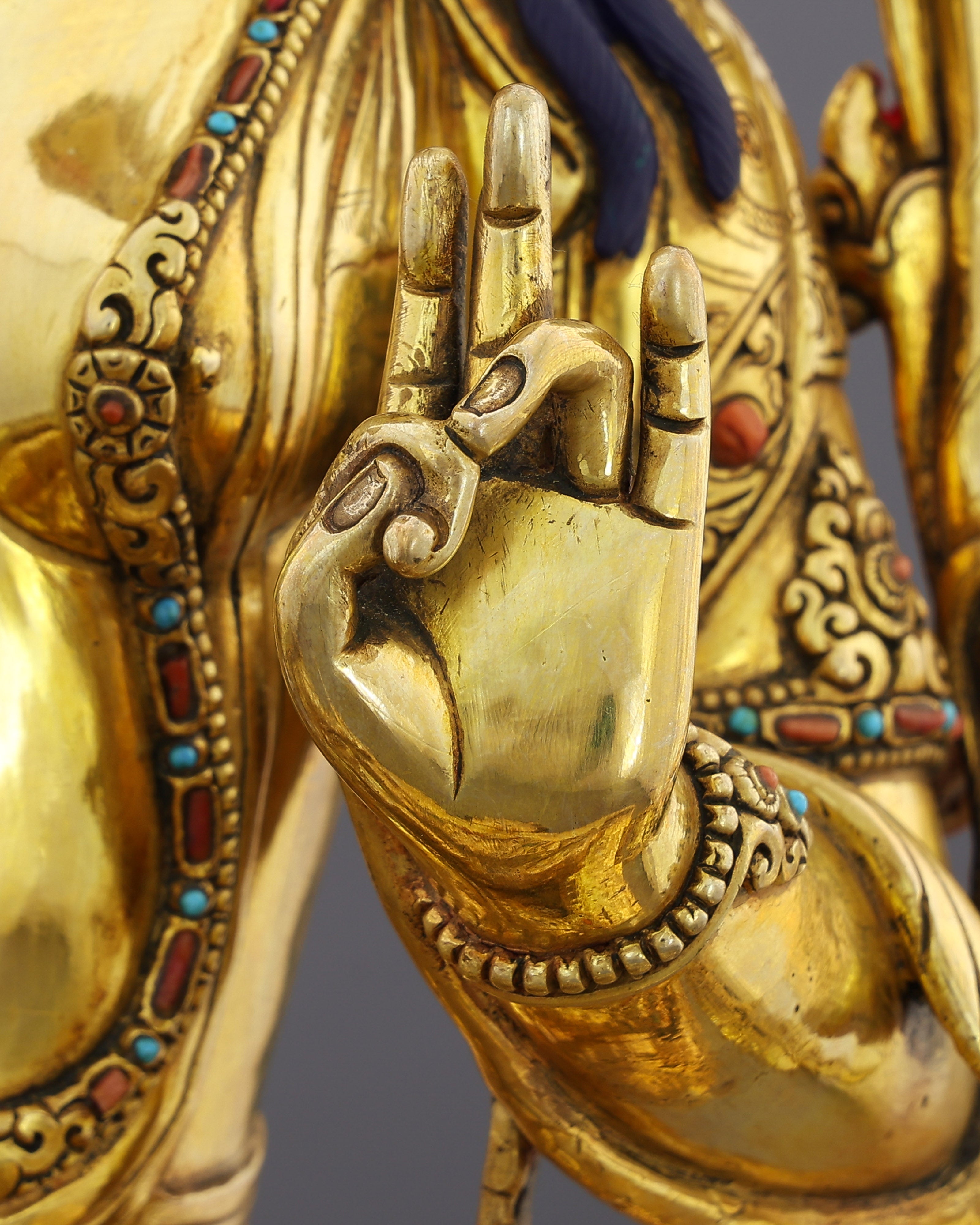She Who Saves | Radiant Green Tara in 24K Gold