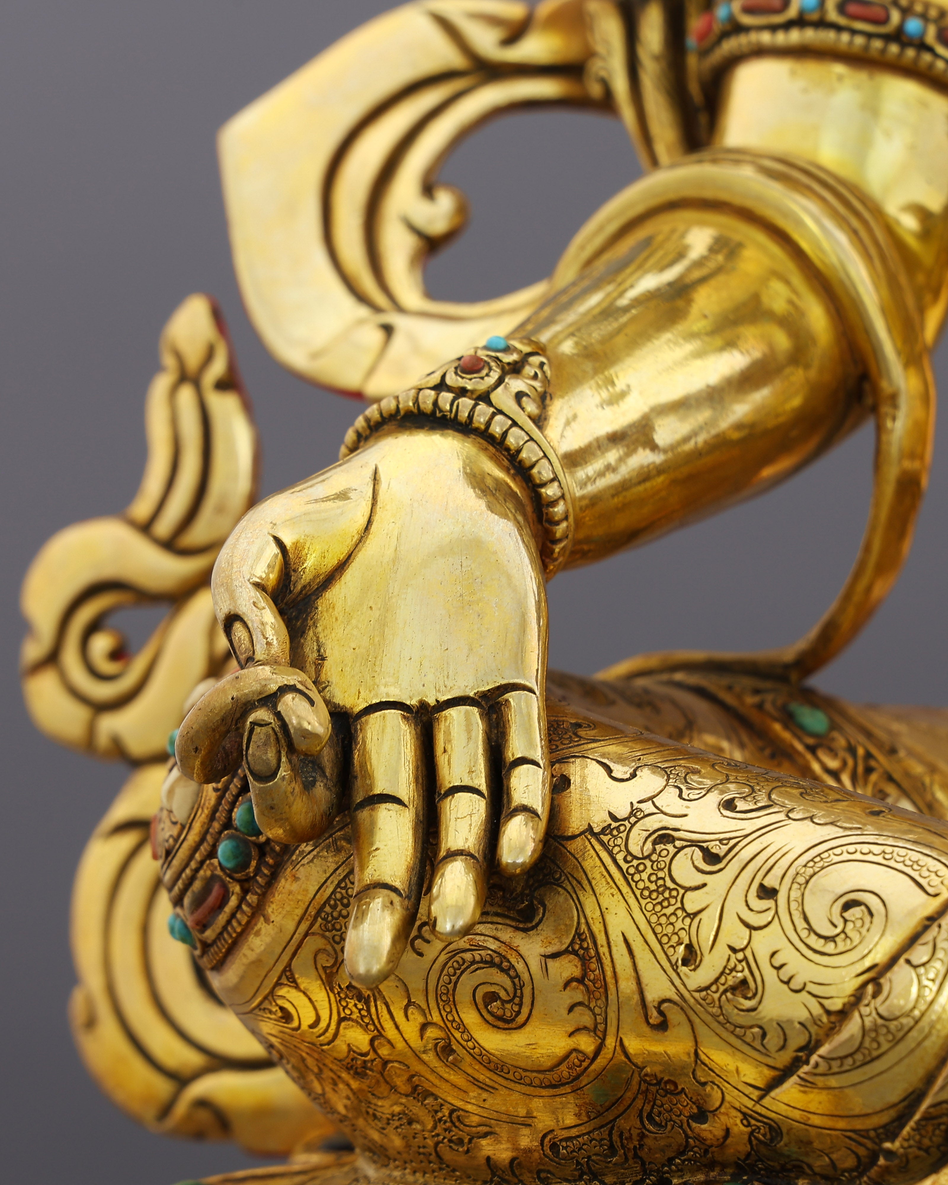 She Who Saves | Radiant Green Tara in 24K Gold