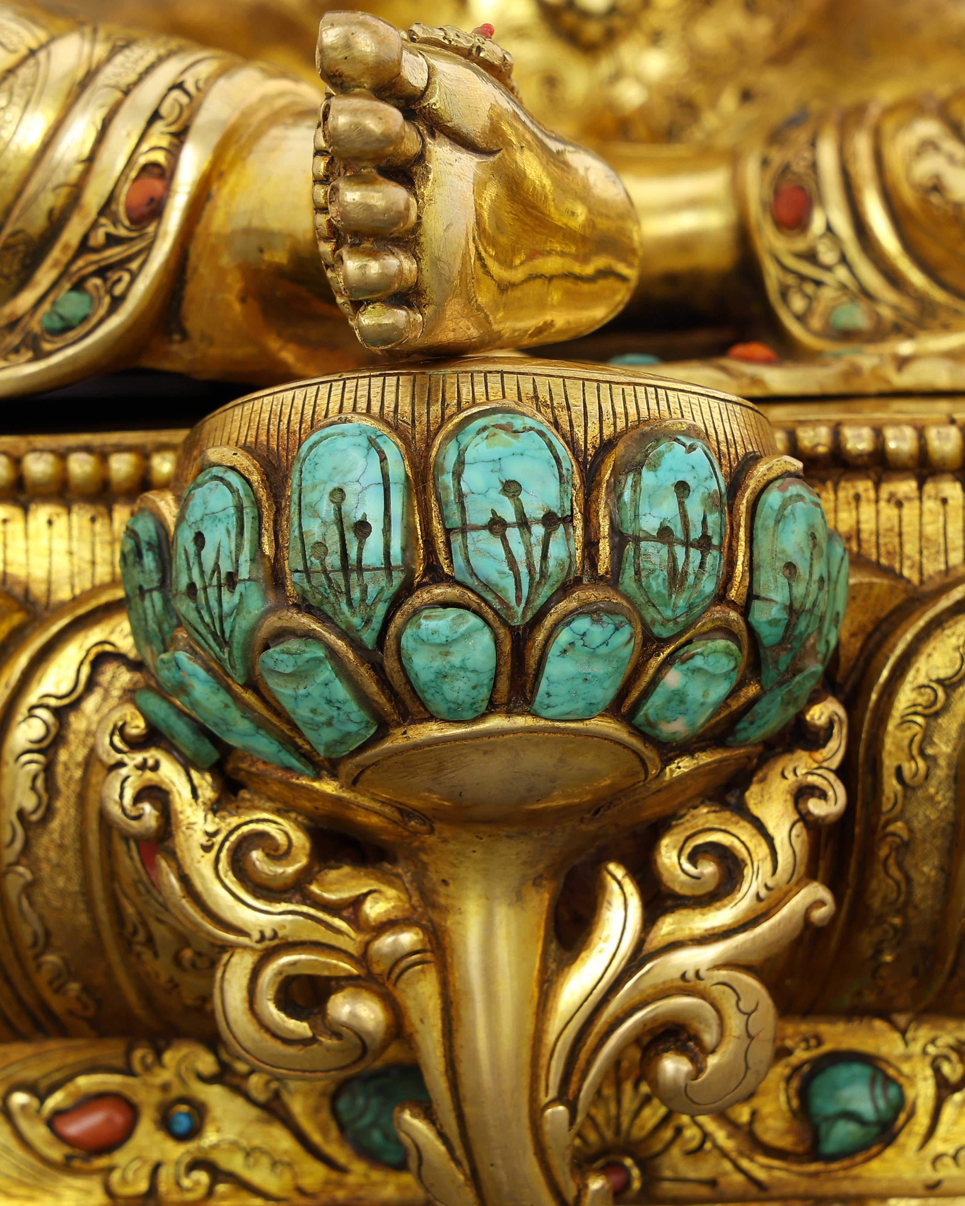 She Who Saves | Radiant Green Tara in 24K Gold