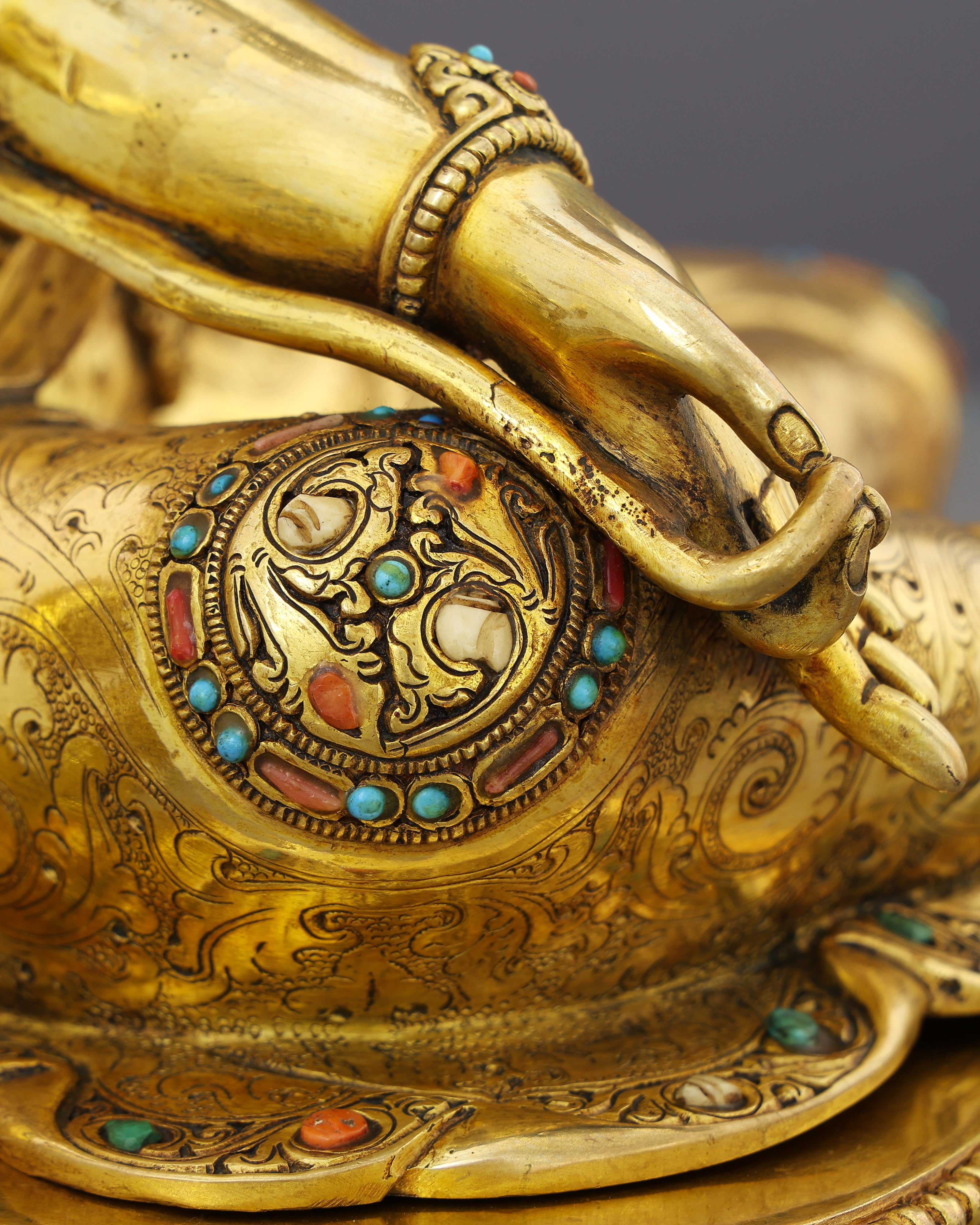 She Who Saves | Radiant Green Tara in 24K Gold