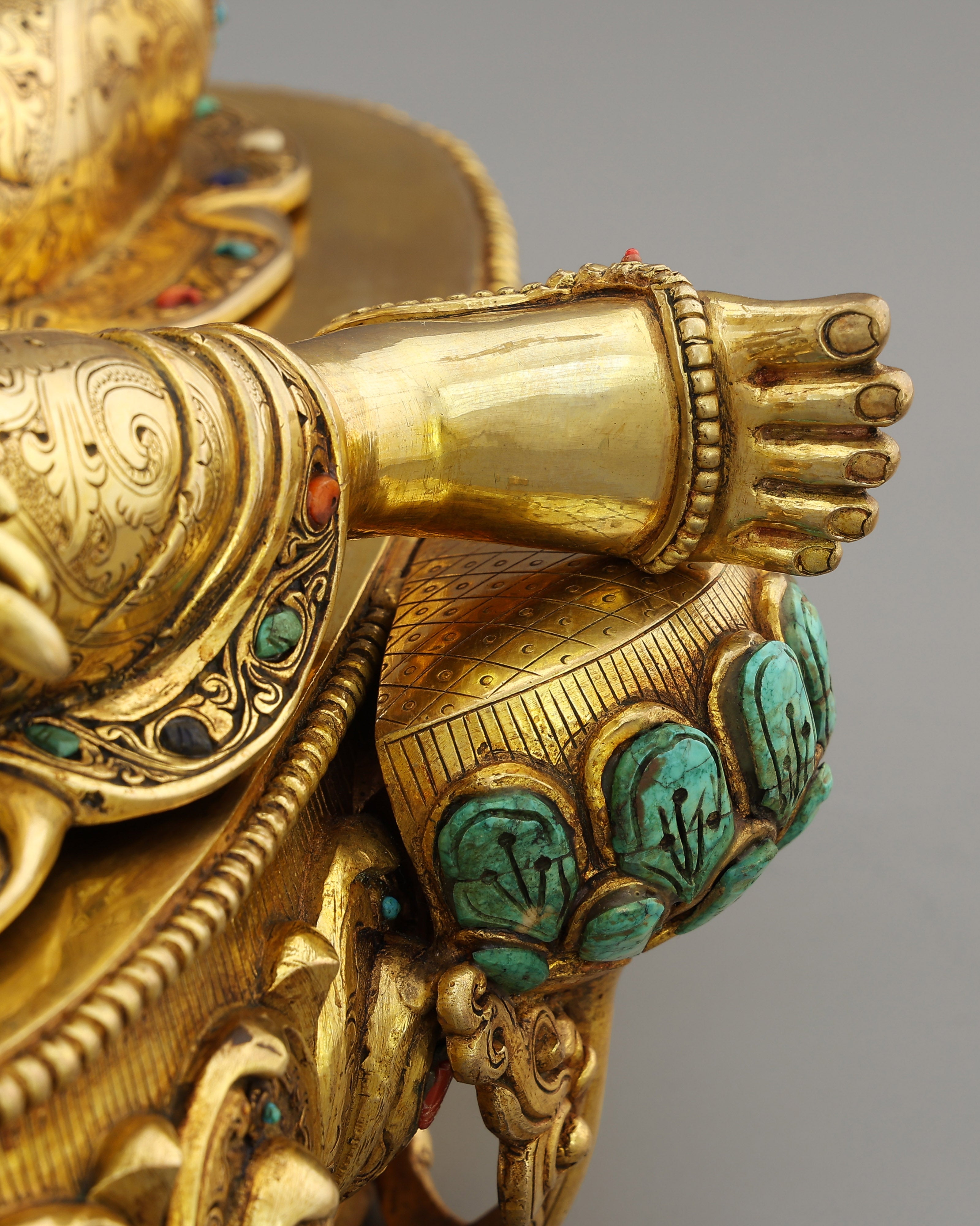 She Who Saves | Radiant Green Tara in 24K Gold