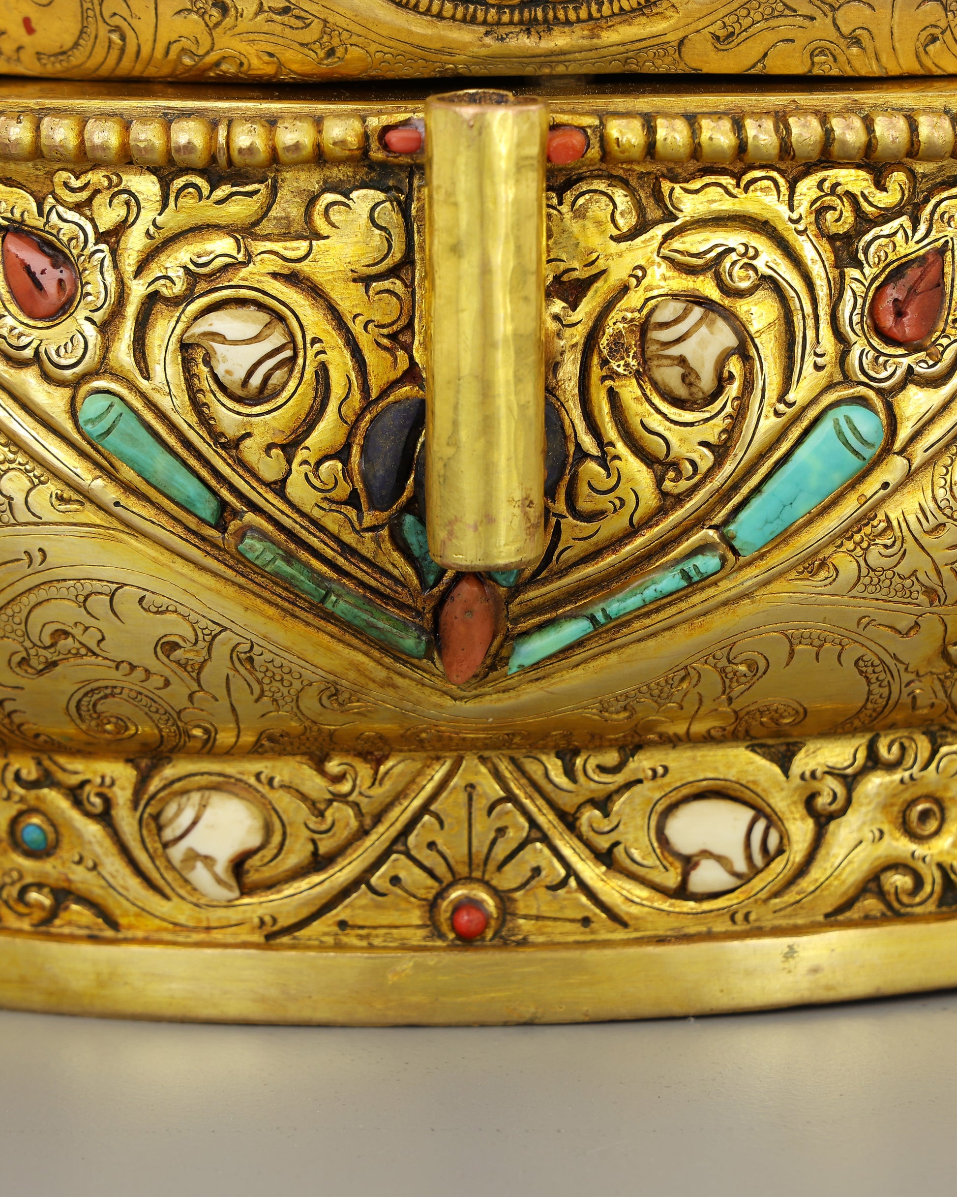 She Who Saves | Radiant Green Tara in 24K Gold - Authentic Handcrafted Statue