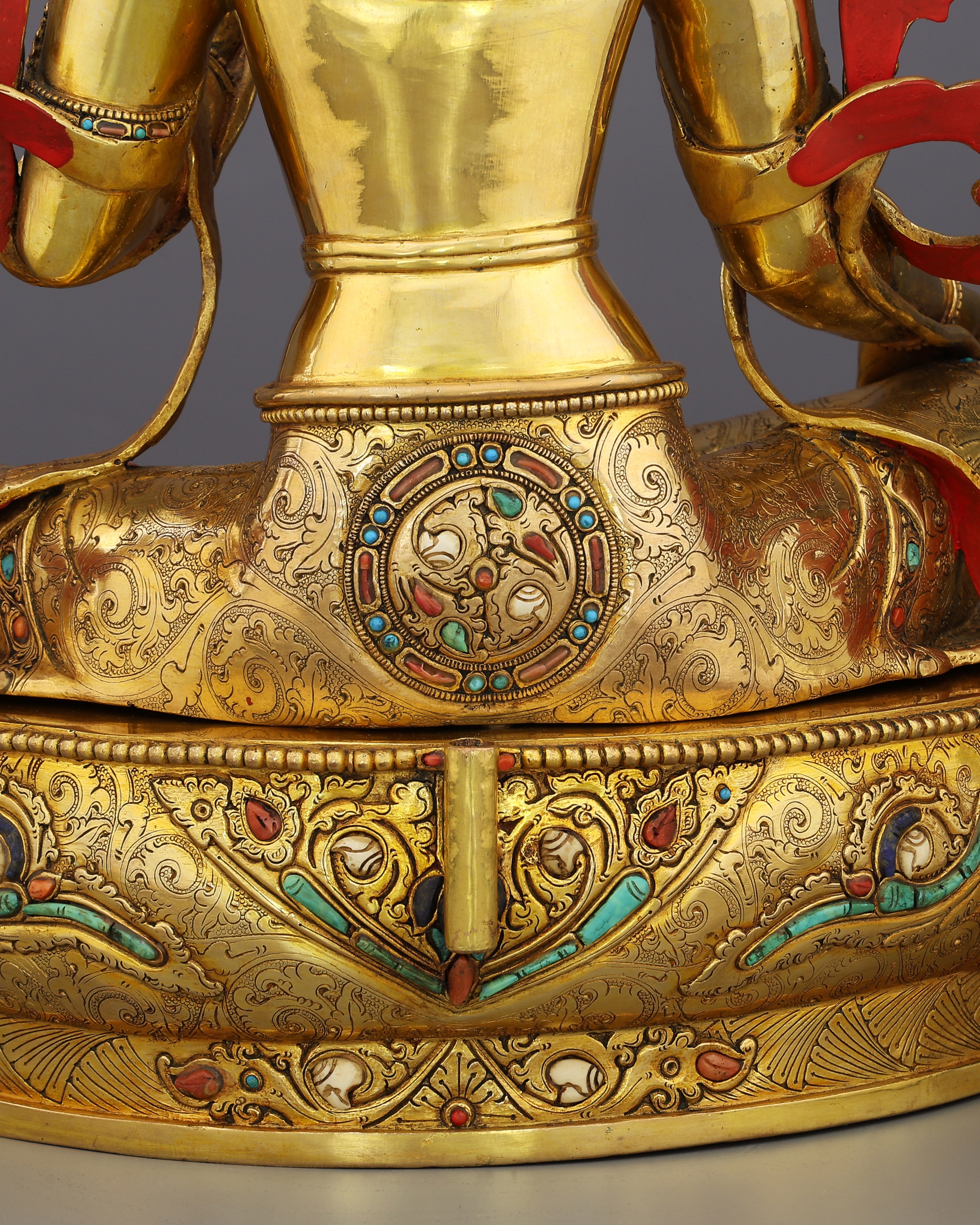 She Who Saves | Radiant Green Tara in 24K Gold