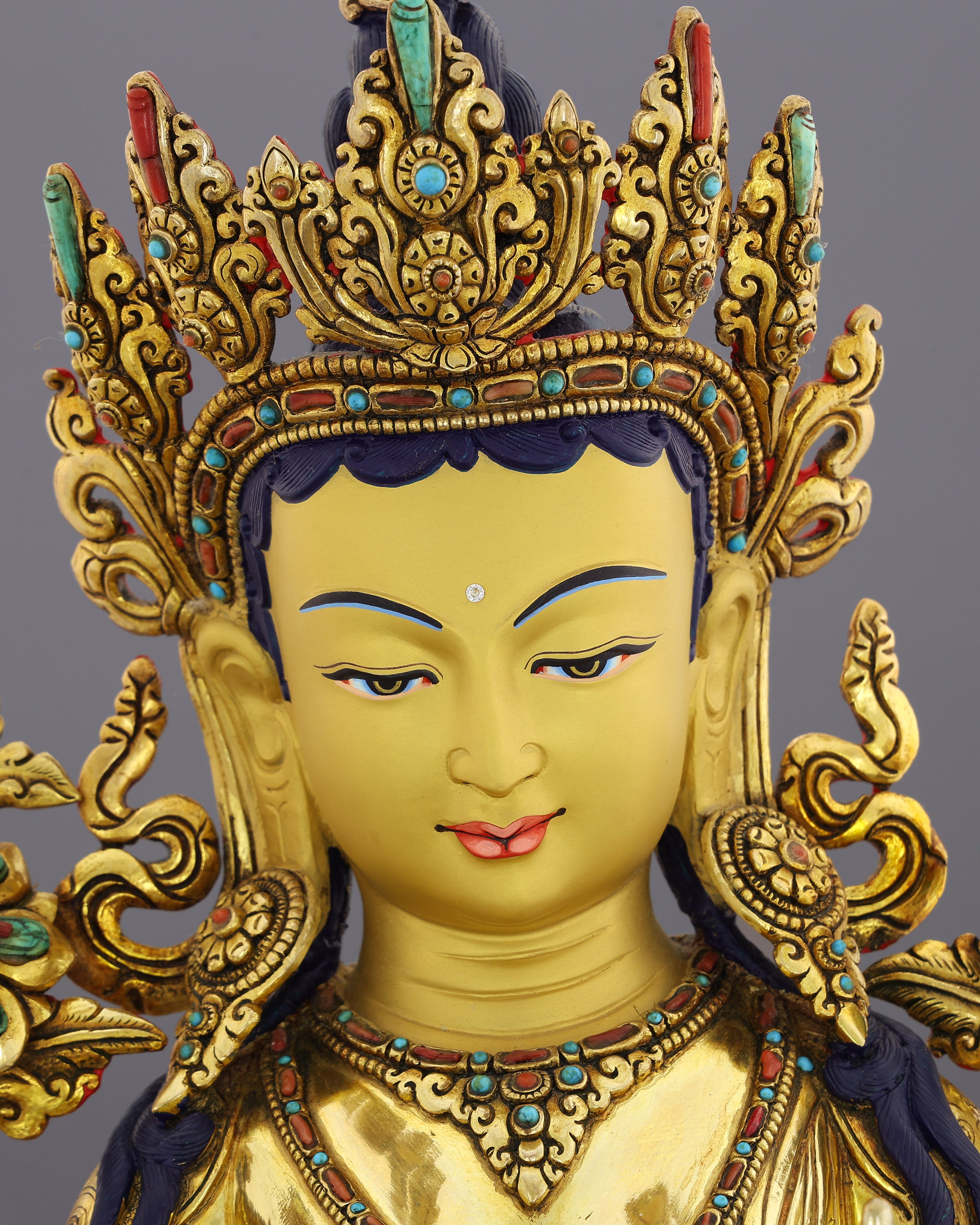 She Who Saves | Radiant Green Tara in 24K Gold