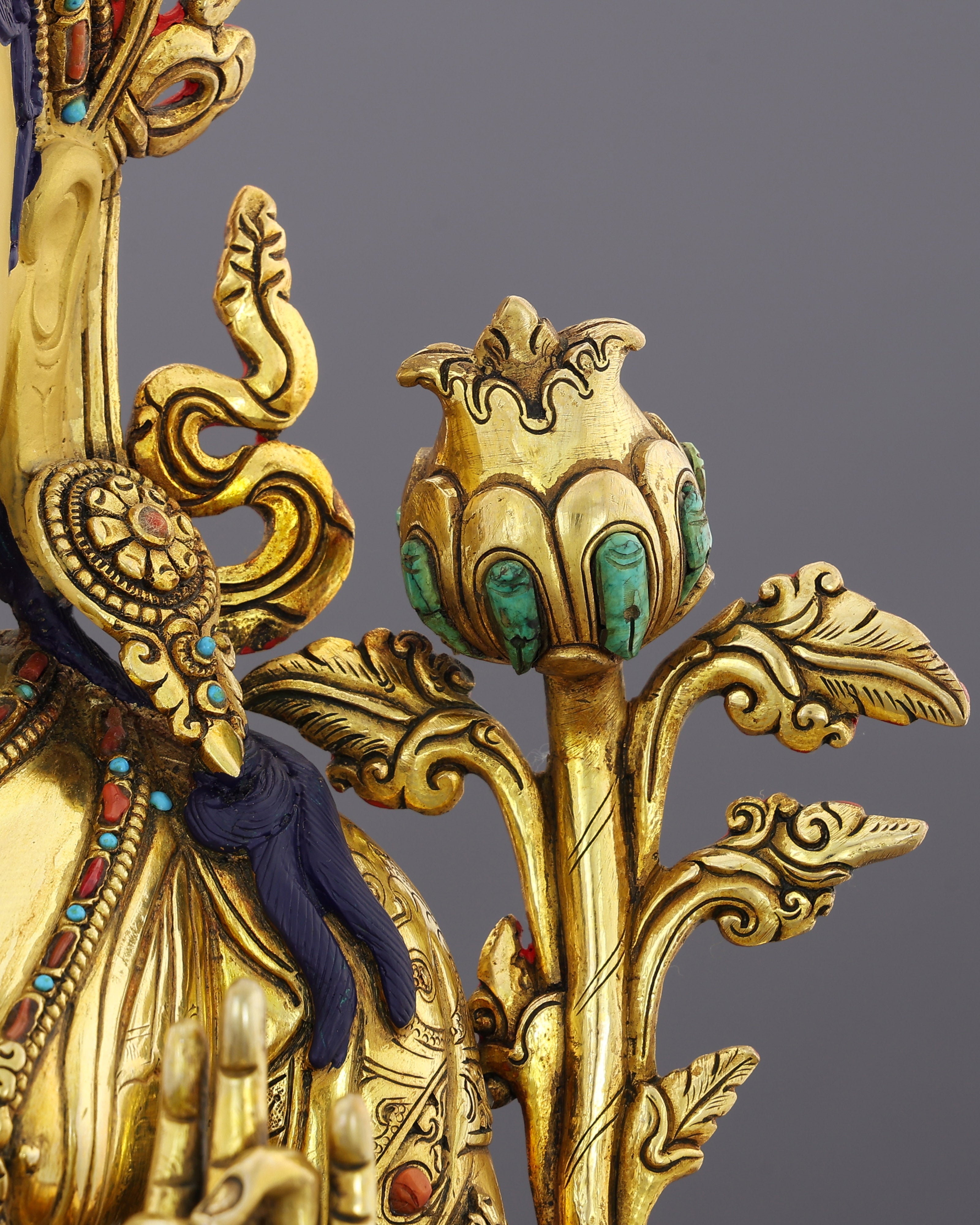 She Who Saves | Radiant Green Tara in 24K Gold