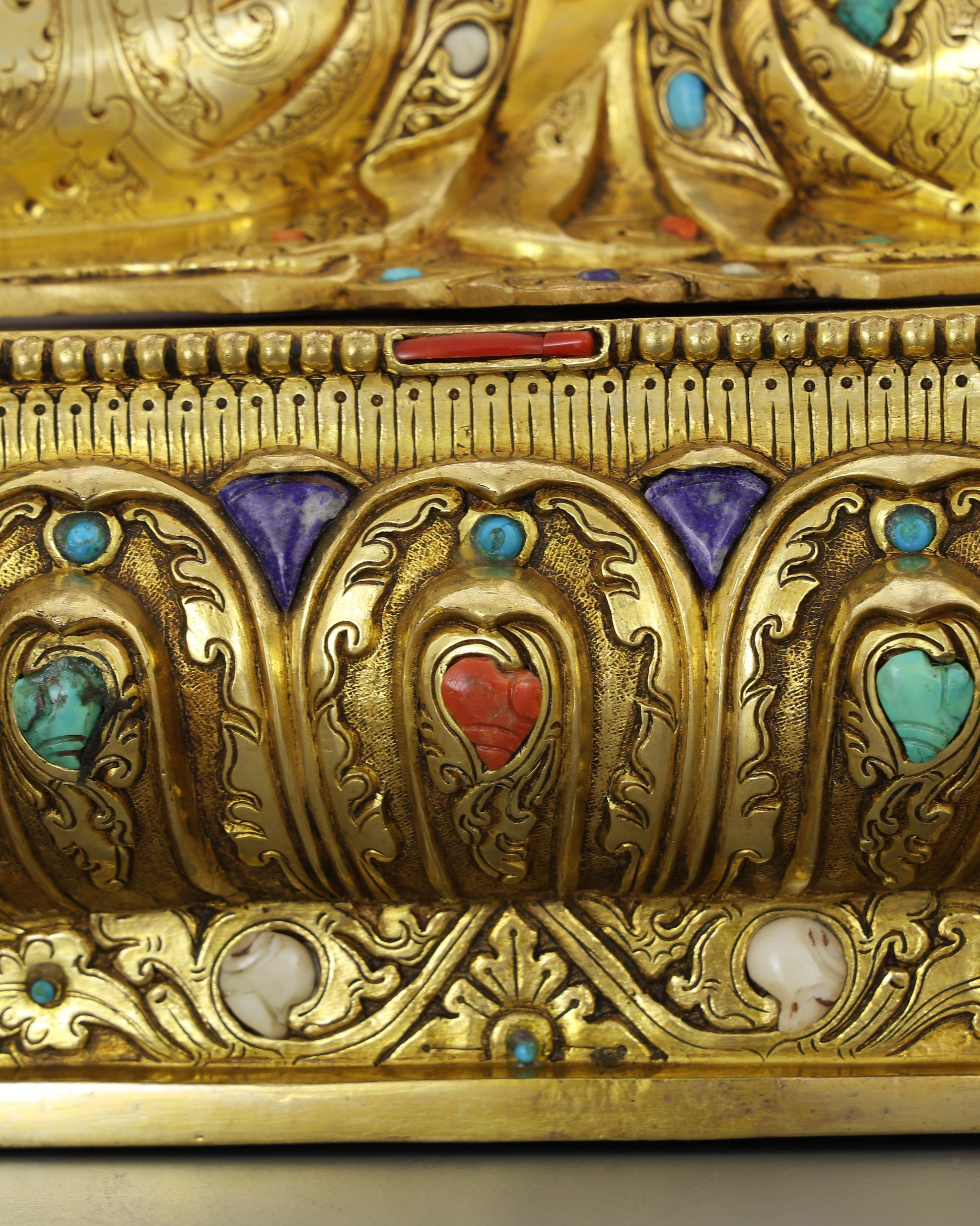 Pure Beyond Measure | Majestic Vajrasattva in 24K Gold - Authentic Handcrafted Statue