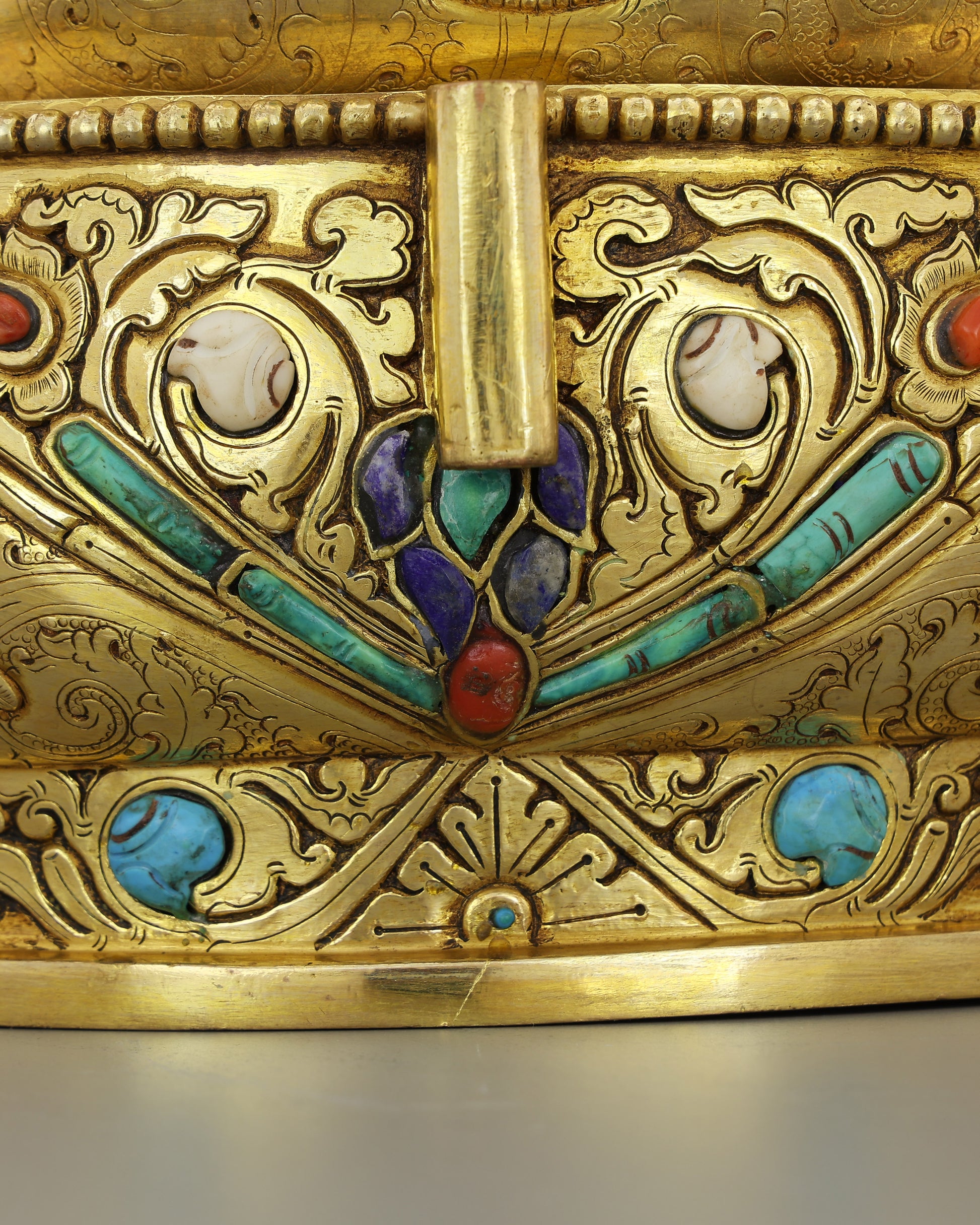 Pure Beyond Measure | Majestic Vajrasattva in 24K Gold - Authentic Handcrafted Statue