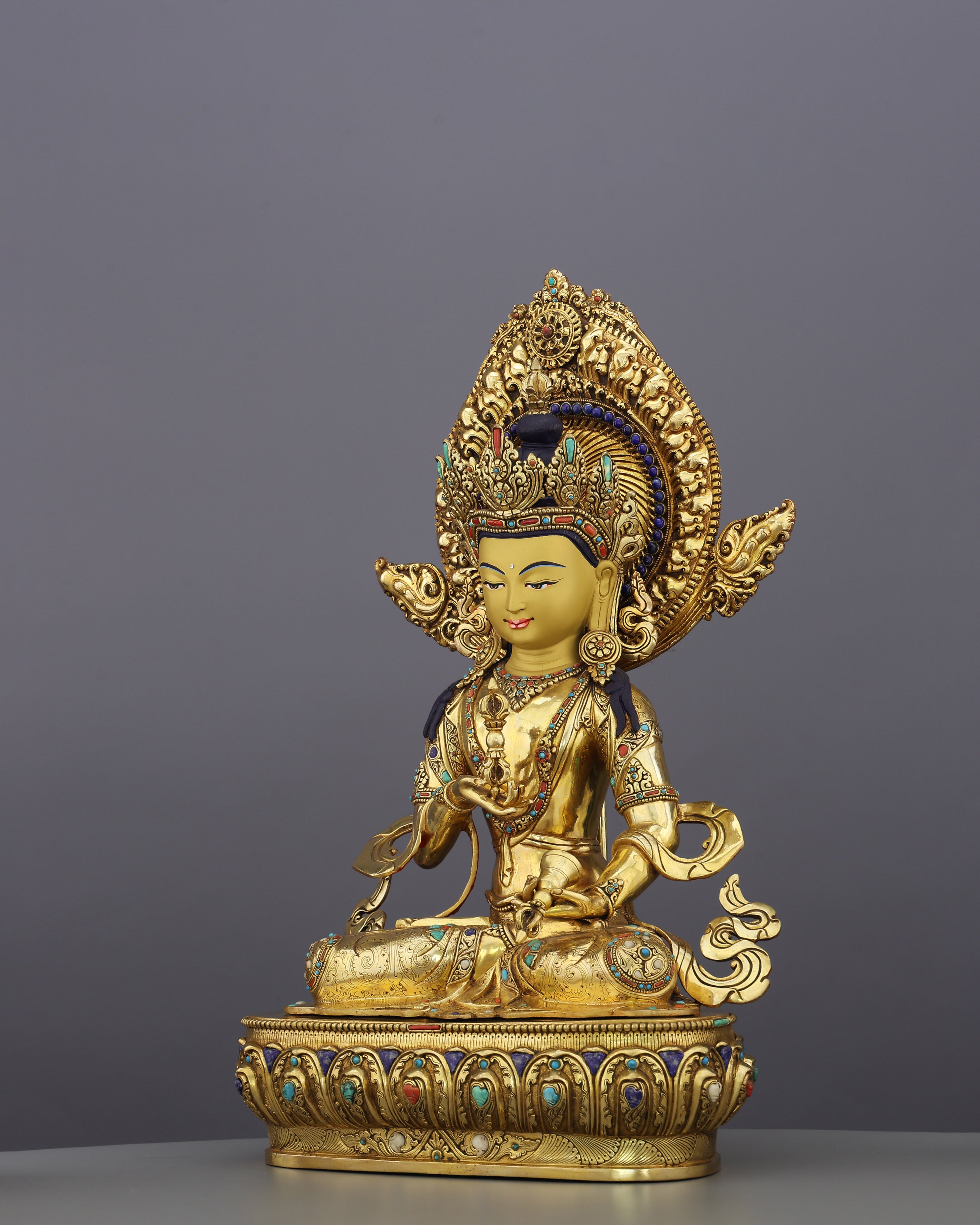 Pure Beyond Measure | Majestic Vajrasattva in 24K Gold