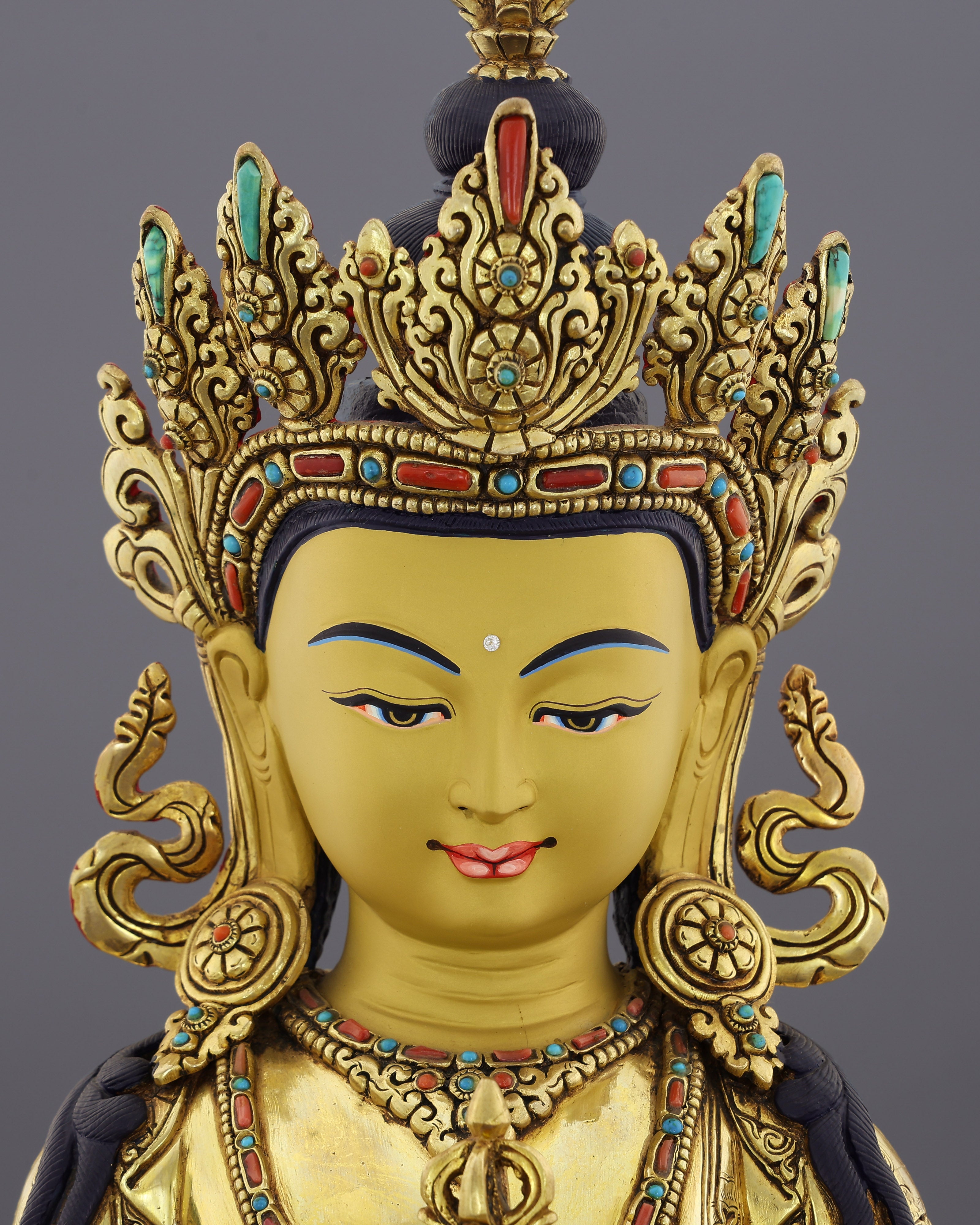 Pure Beyond Measure | Majestic Vajrasattva in 24K Gold
