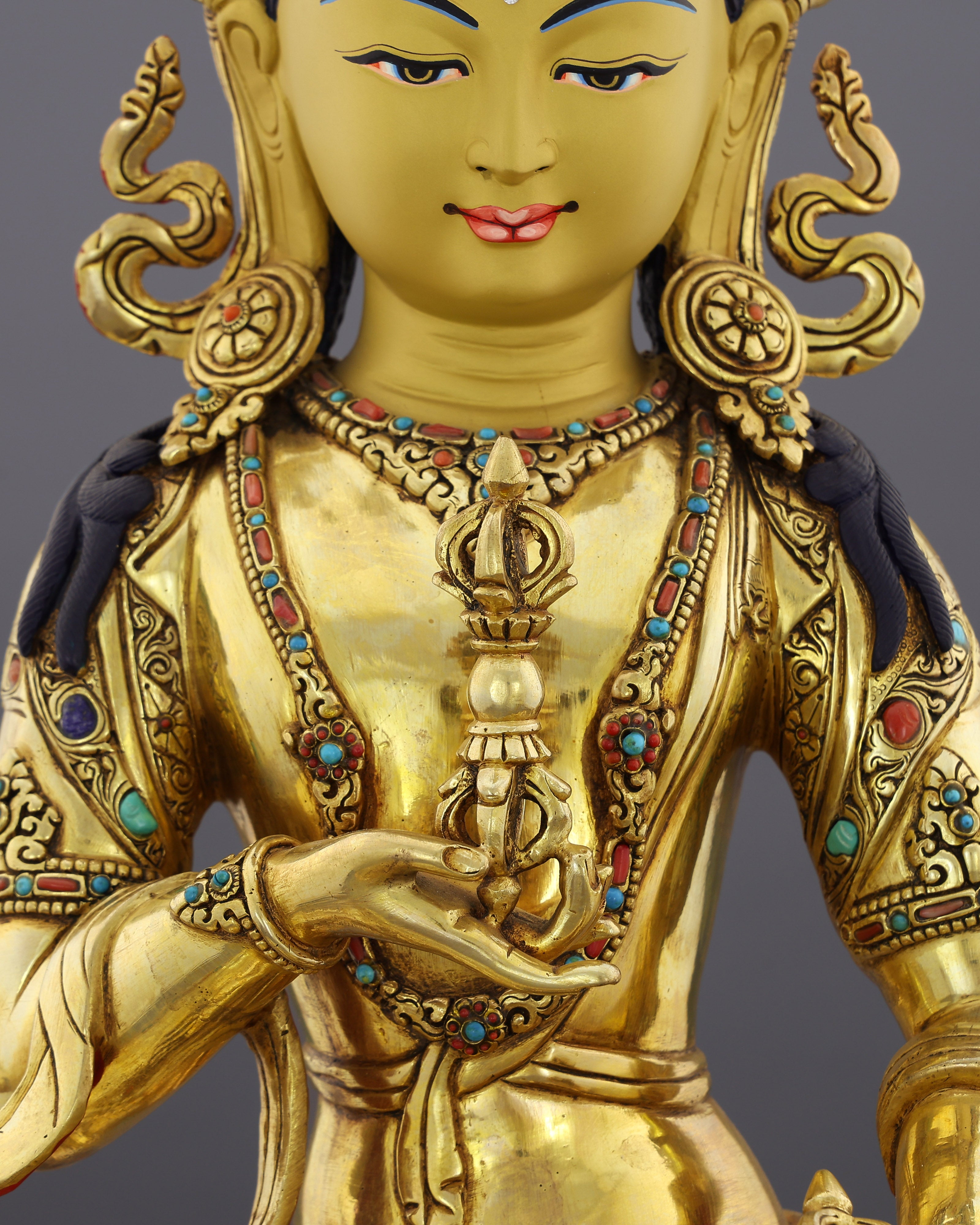 Pure Beyond Measure | Majestic Vajrasattva in 24K Gold