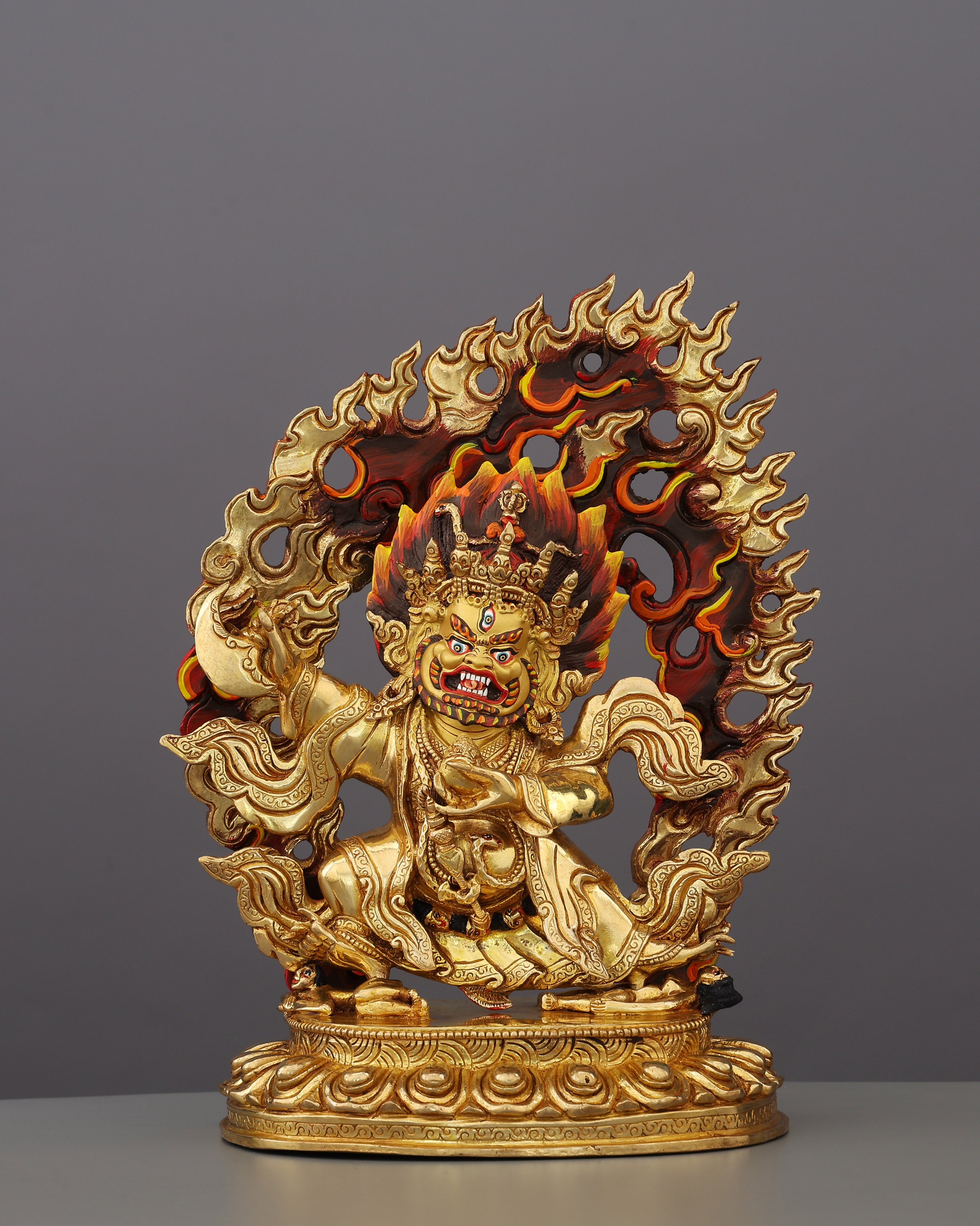 Wrathful Yet Protective | The Kajupa Mahakala Statue That Guards Your Sacred Space