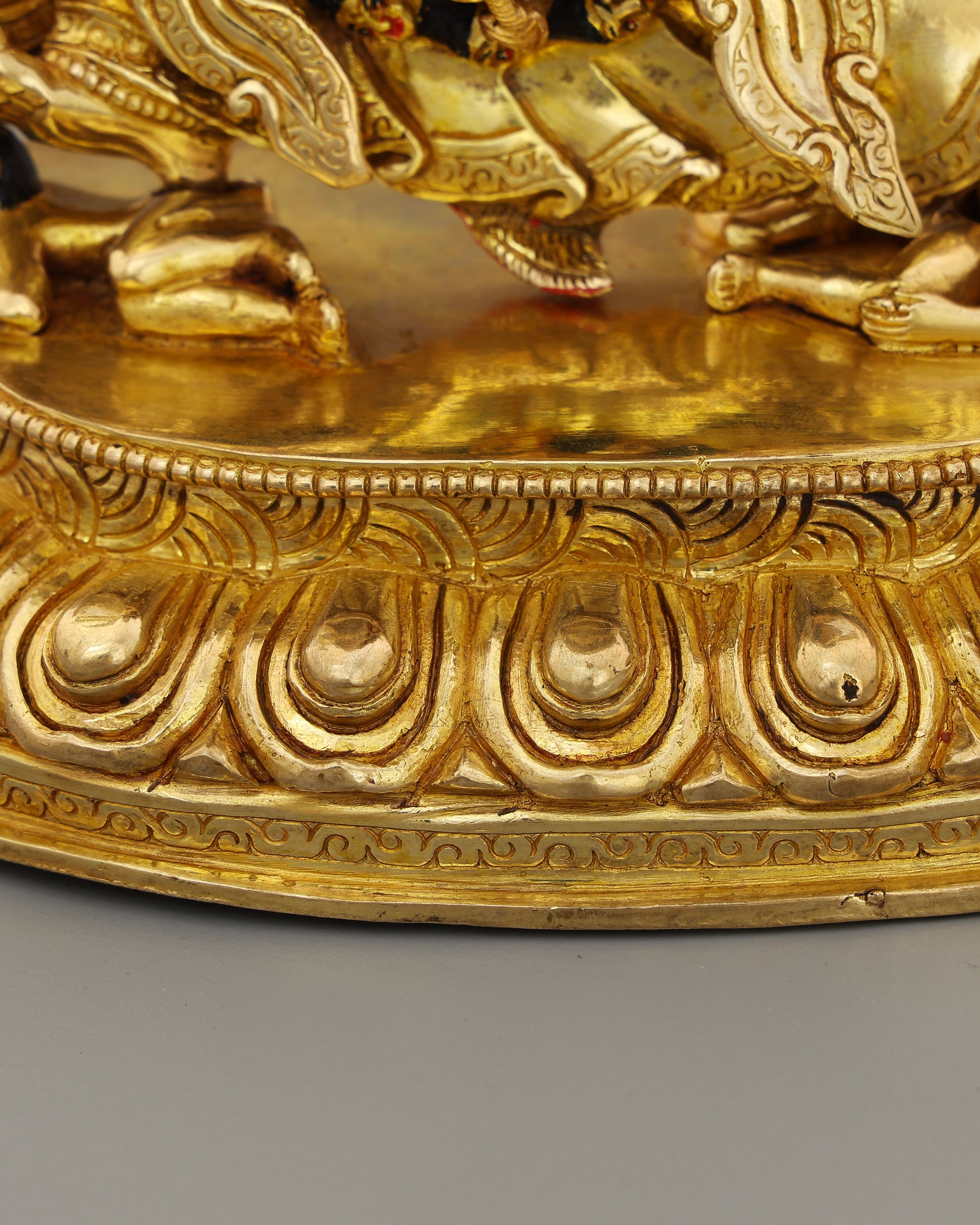Wrathful Yet Protective | The Kajupa Mahakala Statue That Guards Your Sacred Space - Authentic Handcrafted Statue