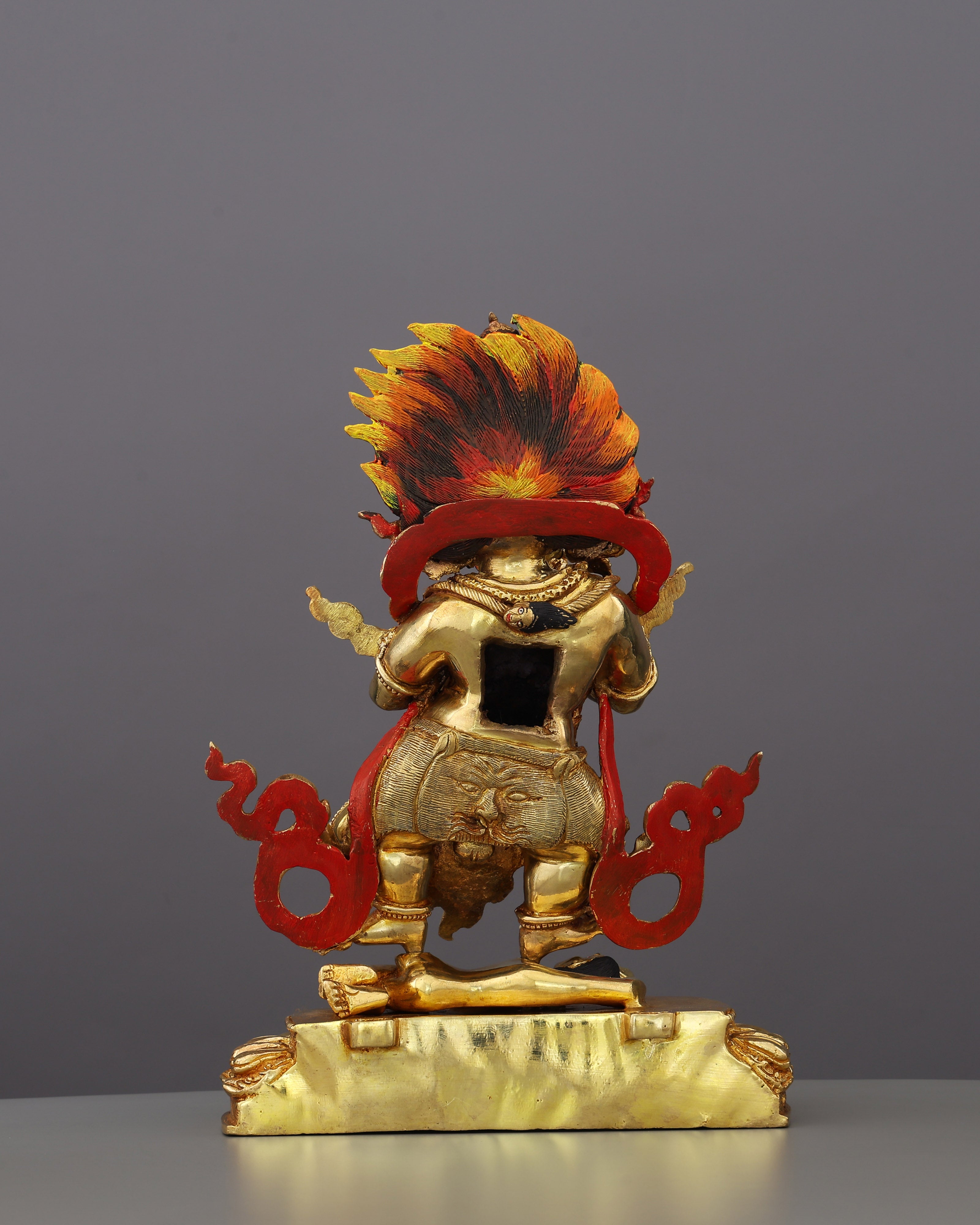 Guardian in Gold | Sakya Mahakala Statue That Turns Fear Into Fierce Protection