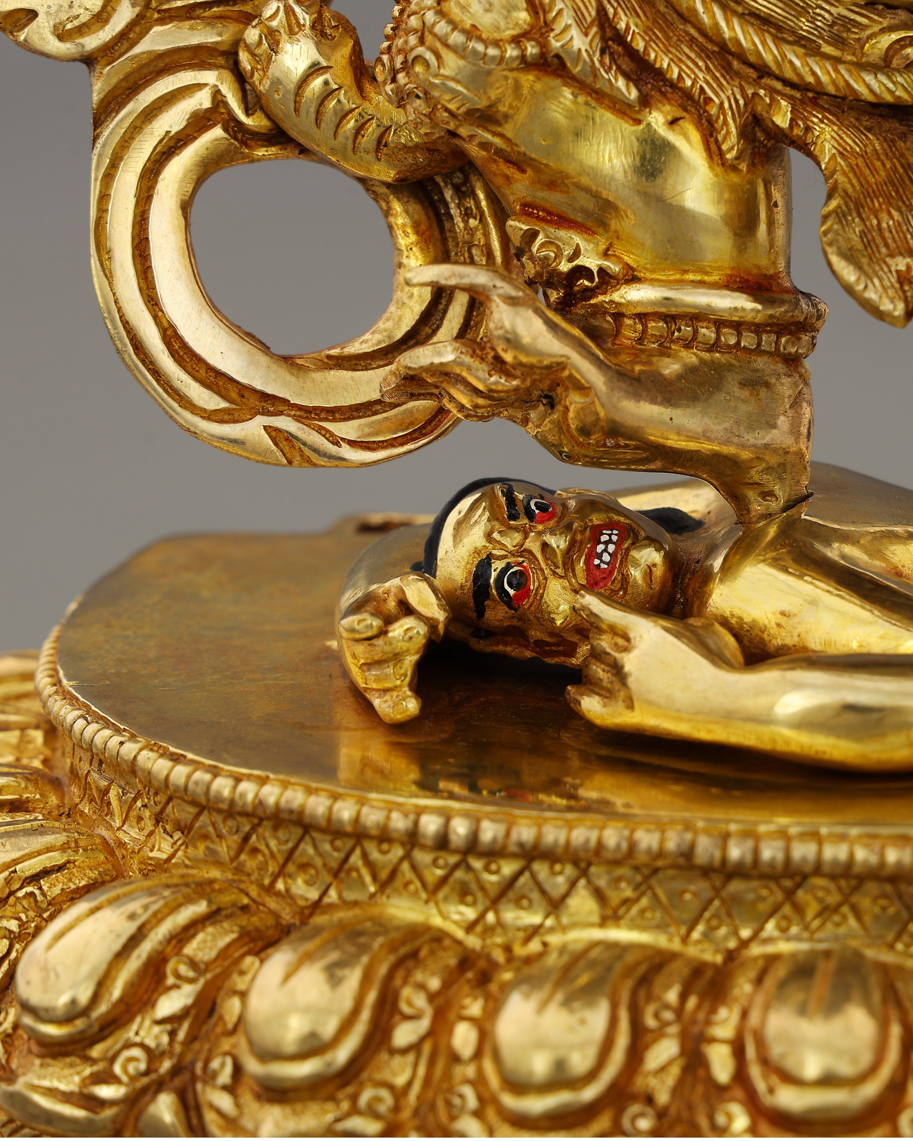 Guardian in Gold | Sakya Mahakala Statue That Turns Fear Into Fierce Protection