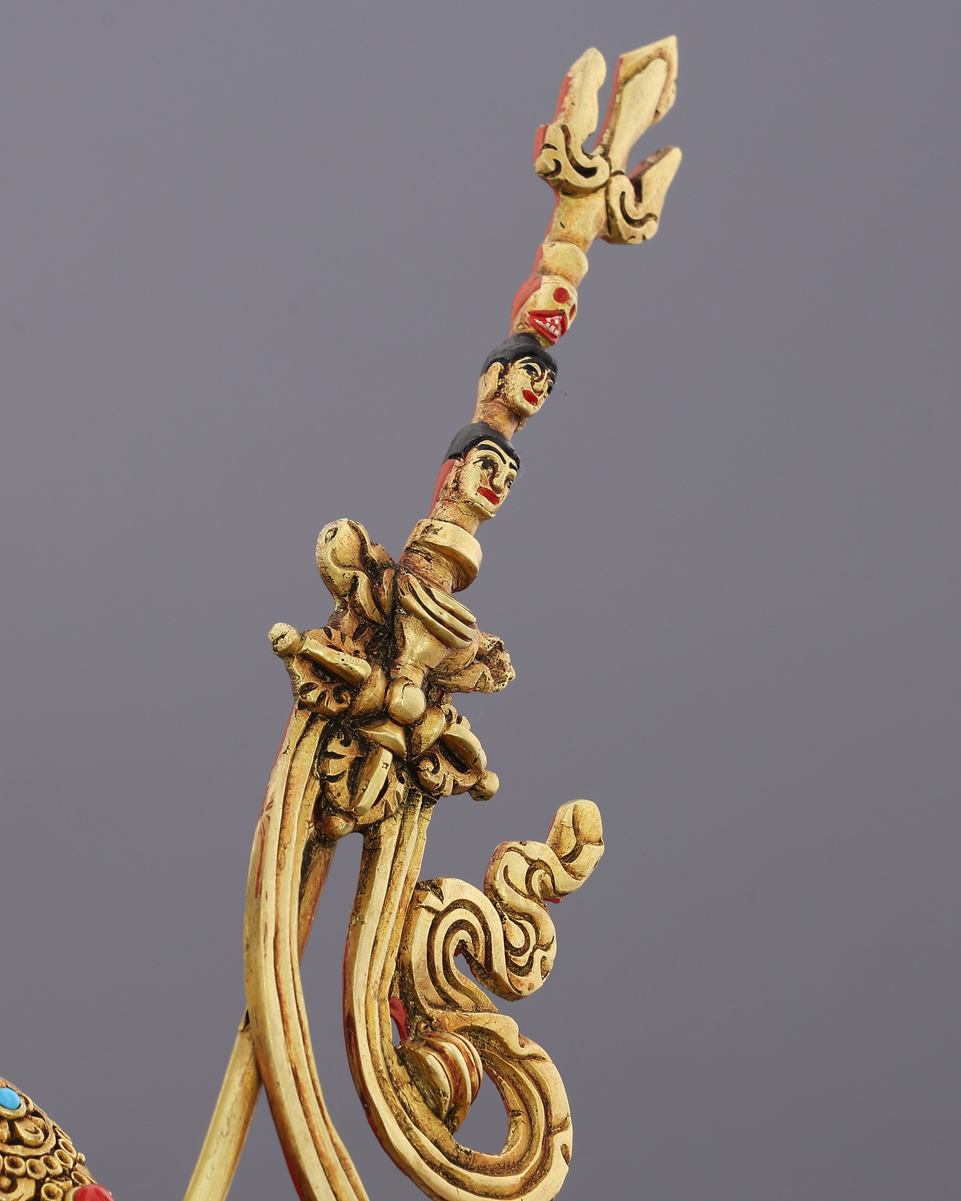 The Lotus-Born Master | Guru Rinpoche Statue in 24K Gold