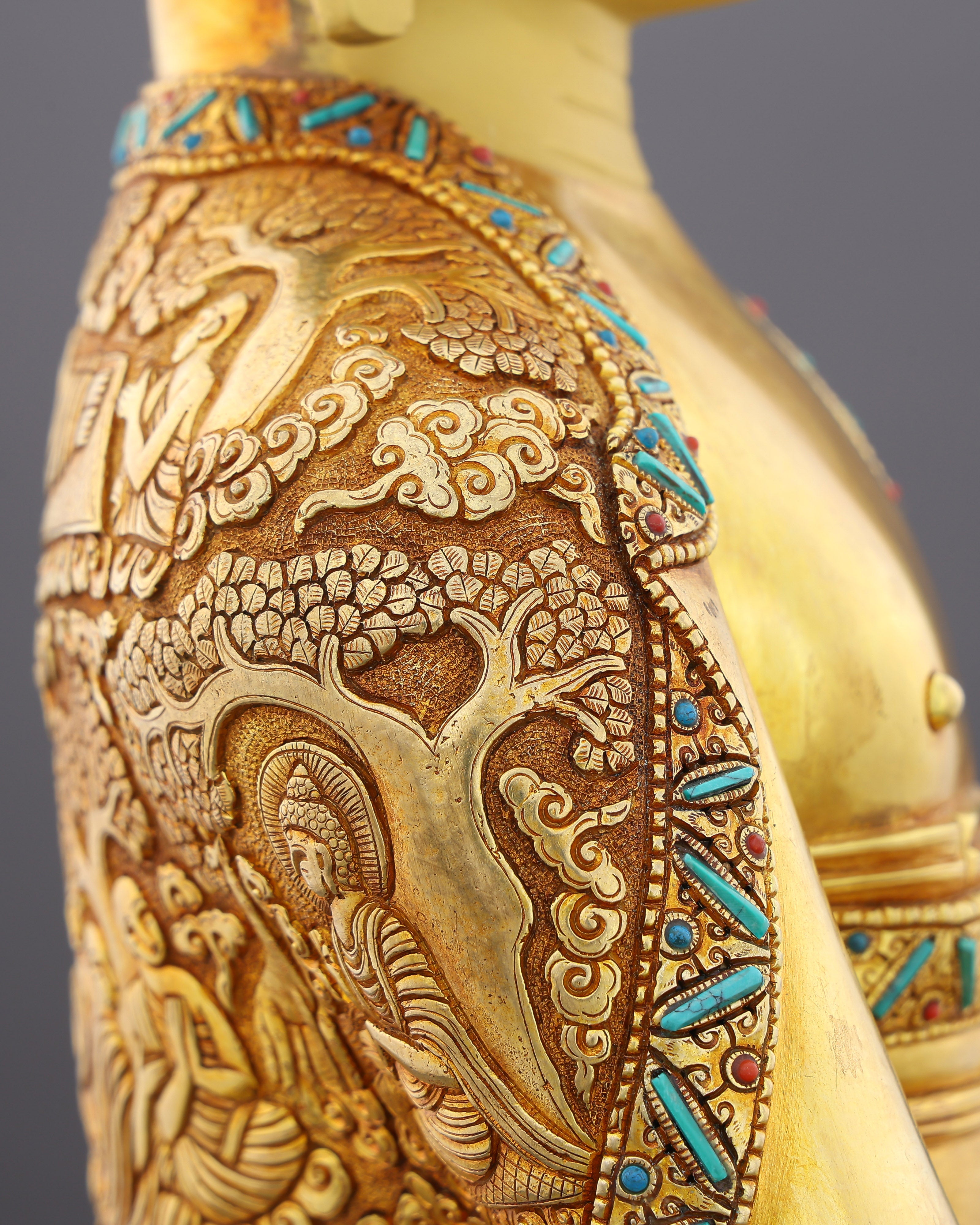 A Lifetime Told in Gold | Sakyamuni Buddha Life History Statue