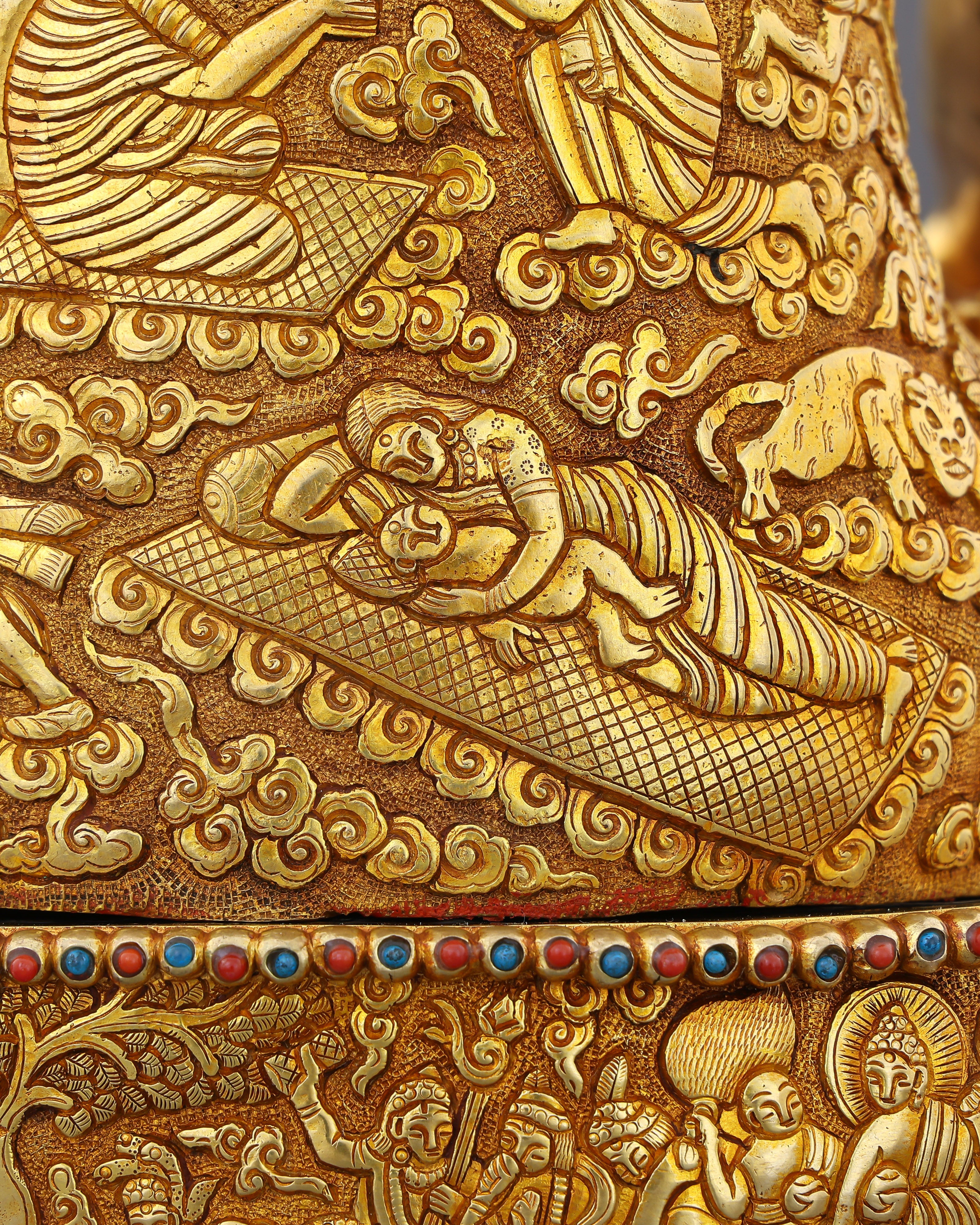 A Lifetime Told in Gold | Sakyamuni Buddha Life History Statue