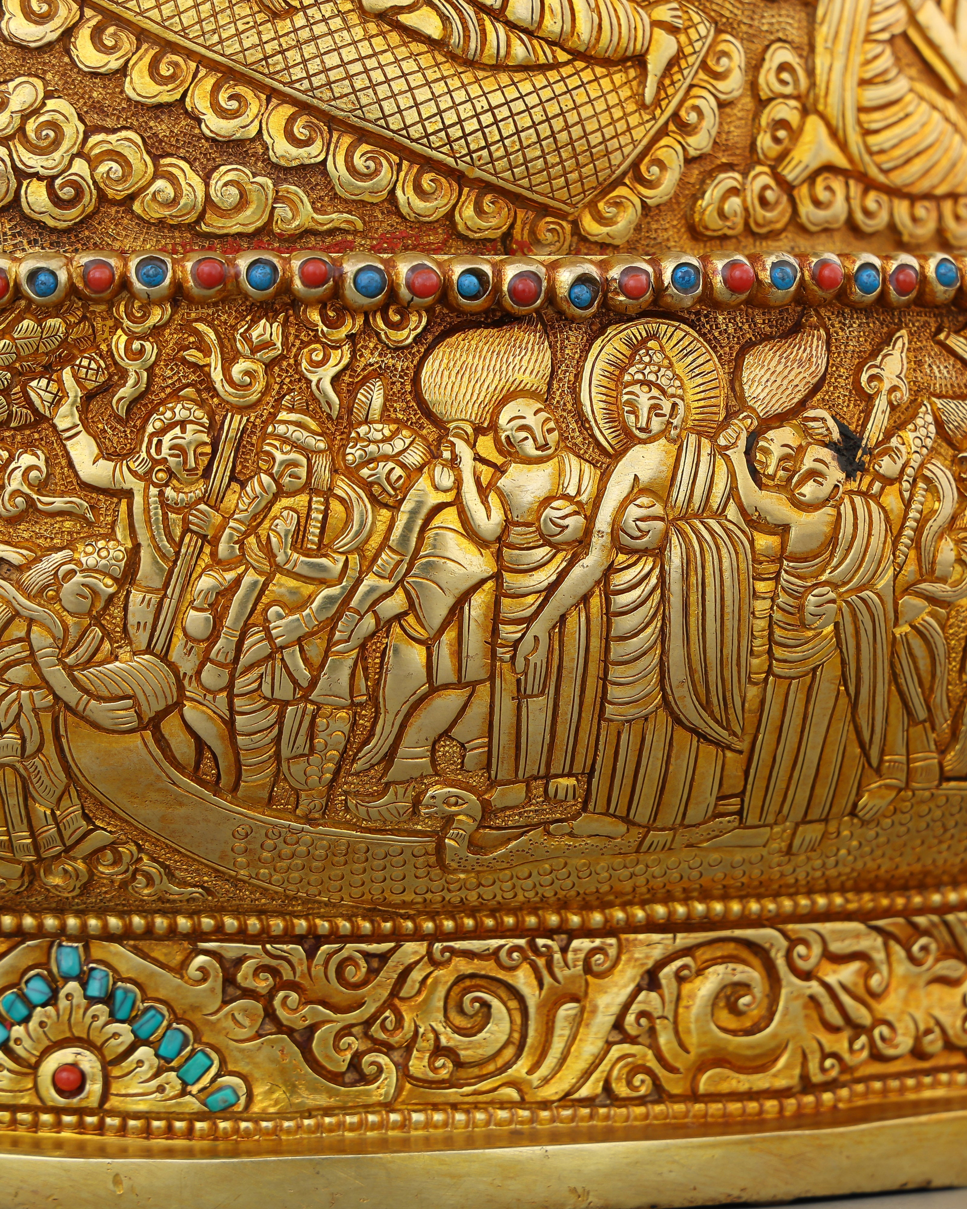 A Lifetime Told in Gold | Sakyamuni Buddha Life History Statue