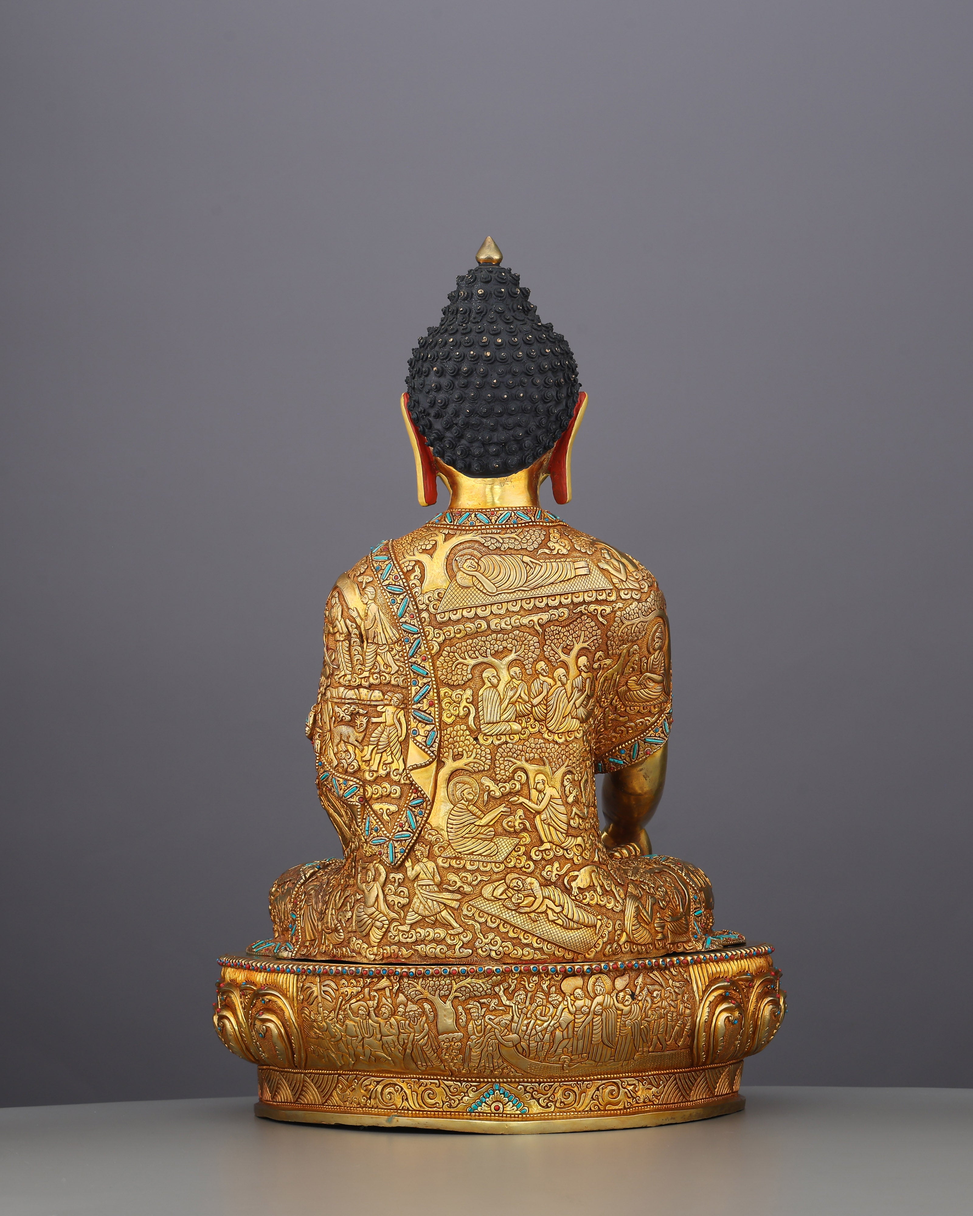 A Lifetime Told in Gold | Sakyamuni Buddha Life History Statue