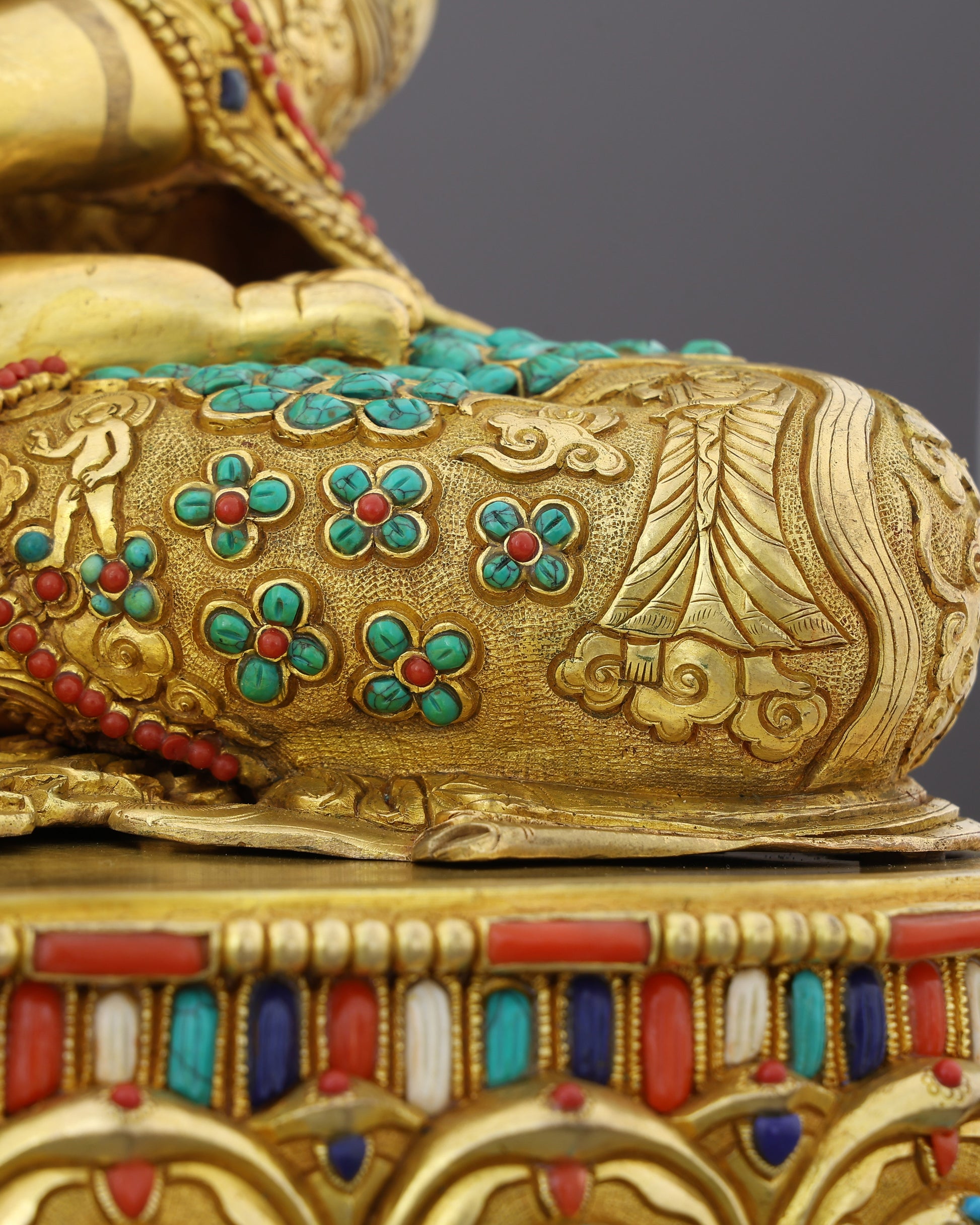 Jeweled Enlightenment | Sakyamuni Buddha Life History Statue - Authentic Handcrafted Statue