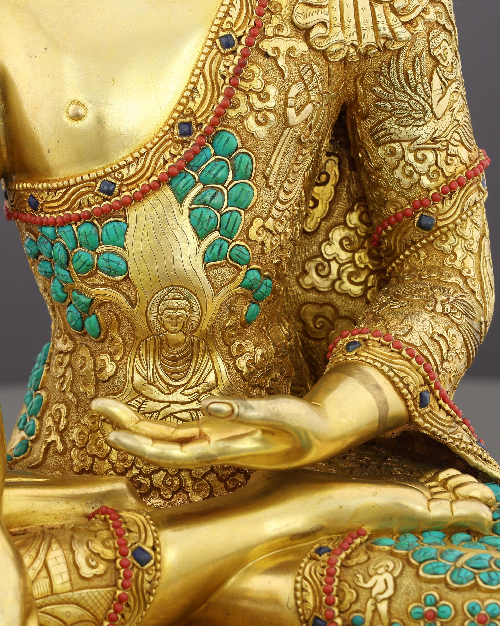 Jeweled Enlightenment | Sakyamuni Buddha Life History Statue - Authentic Handcrafted Statue