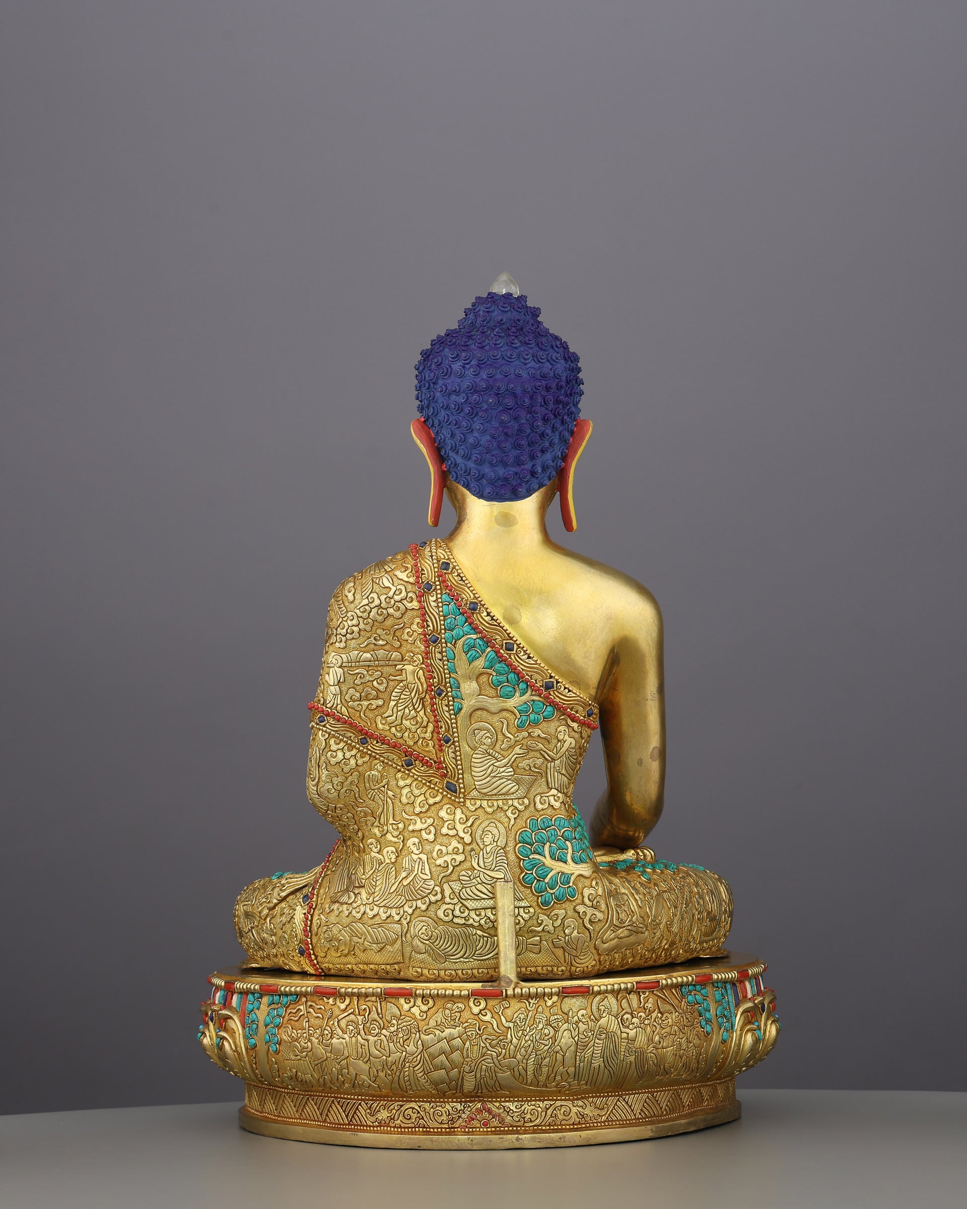 Jeweled Enlightenment | Sakyamuni Buddha Life History Statue - Authentic Handcrafted Statue