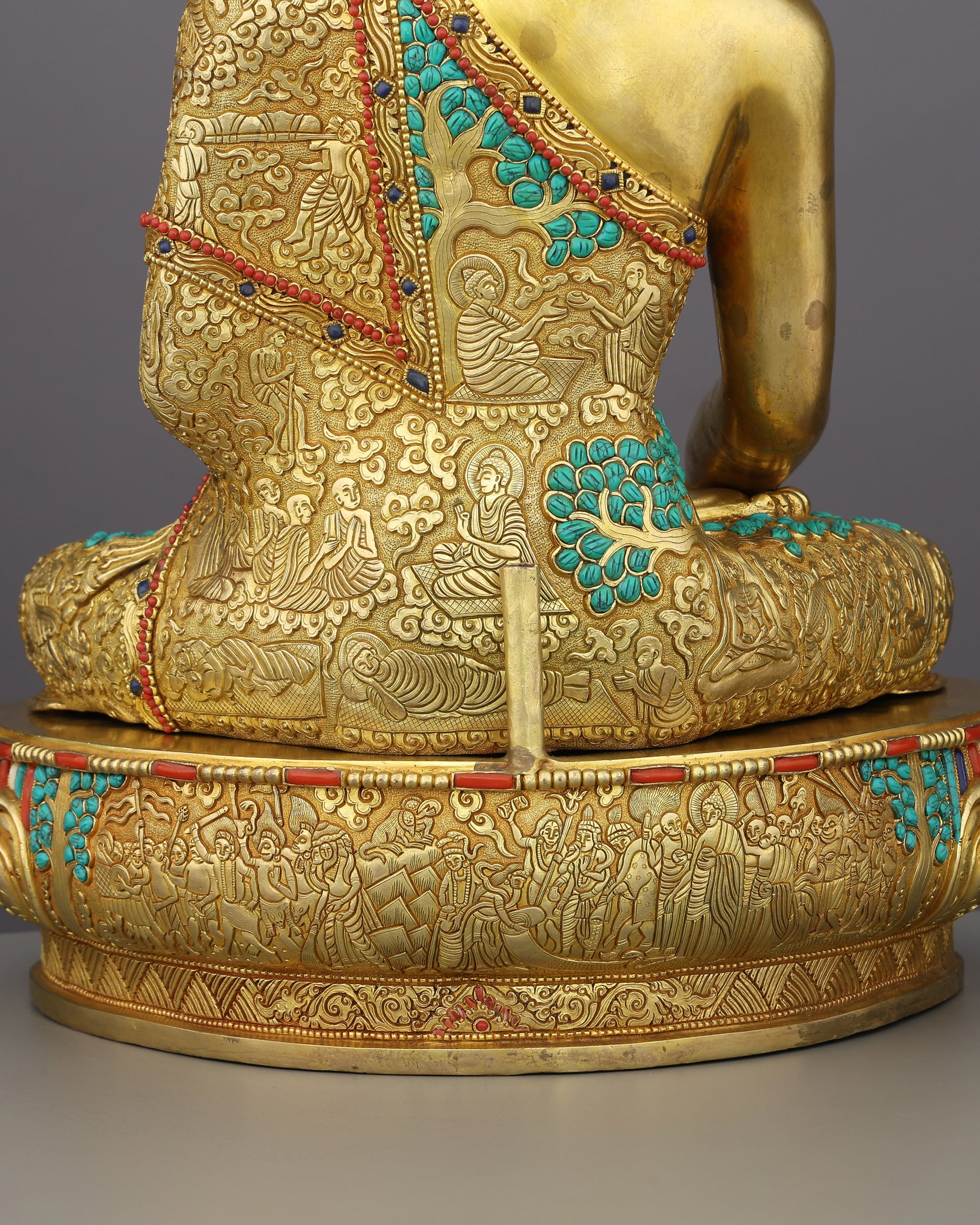 Jeweled Enlightenment | Sakyamuni Buddha Life History Statue - Authentic Handcrafted Statue