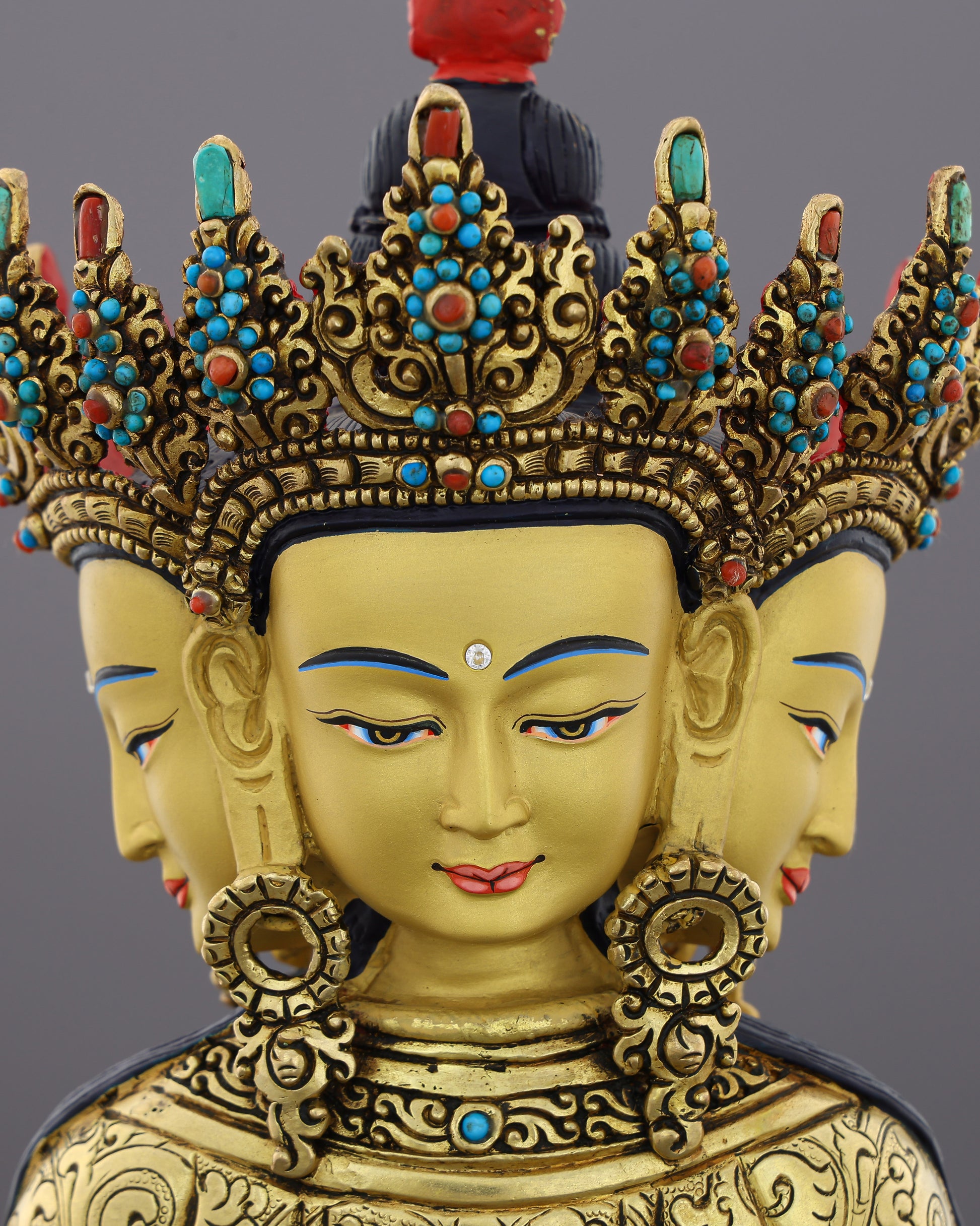 The Great Illuminator | Vairocana Statue That Radiates Cosmic Wisdom From Every Direction - Authentic Handcrafted Statue